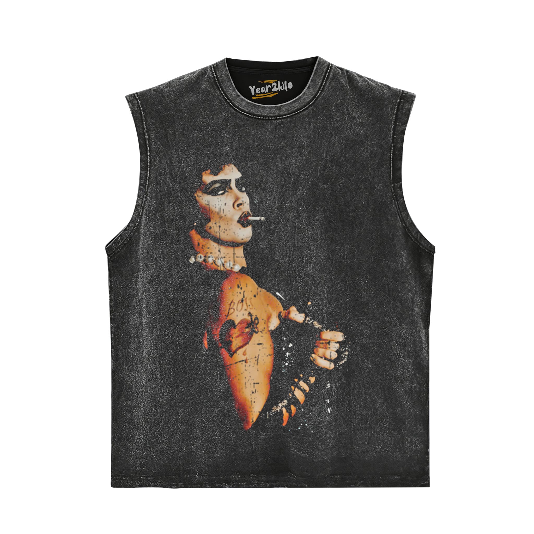 TIM CURRY - THE ROCKY HORROR PICTURE SHOW TANK TOP & TEE & LONG SLEEVE & LAYERED LS & HOODIE