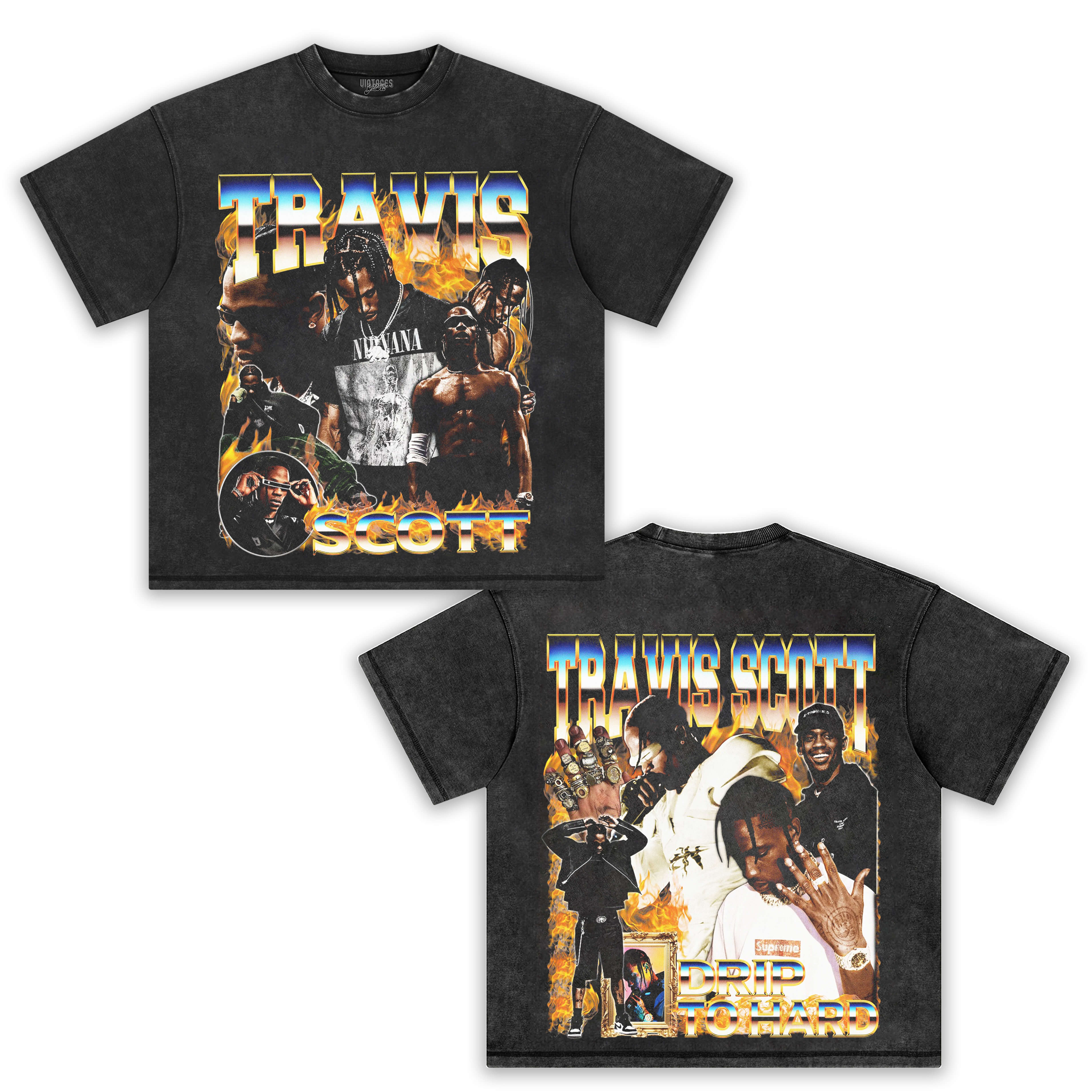 TRAVIS SCOTT VINTAGE STYLE TEE