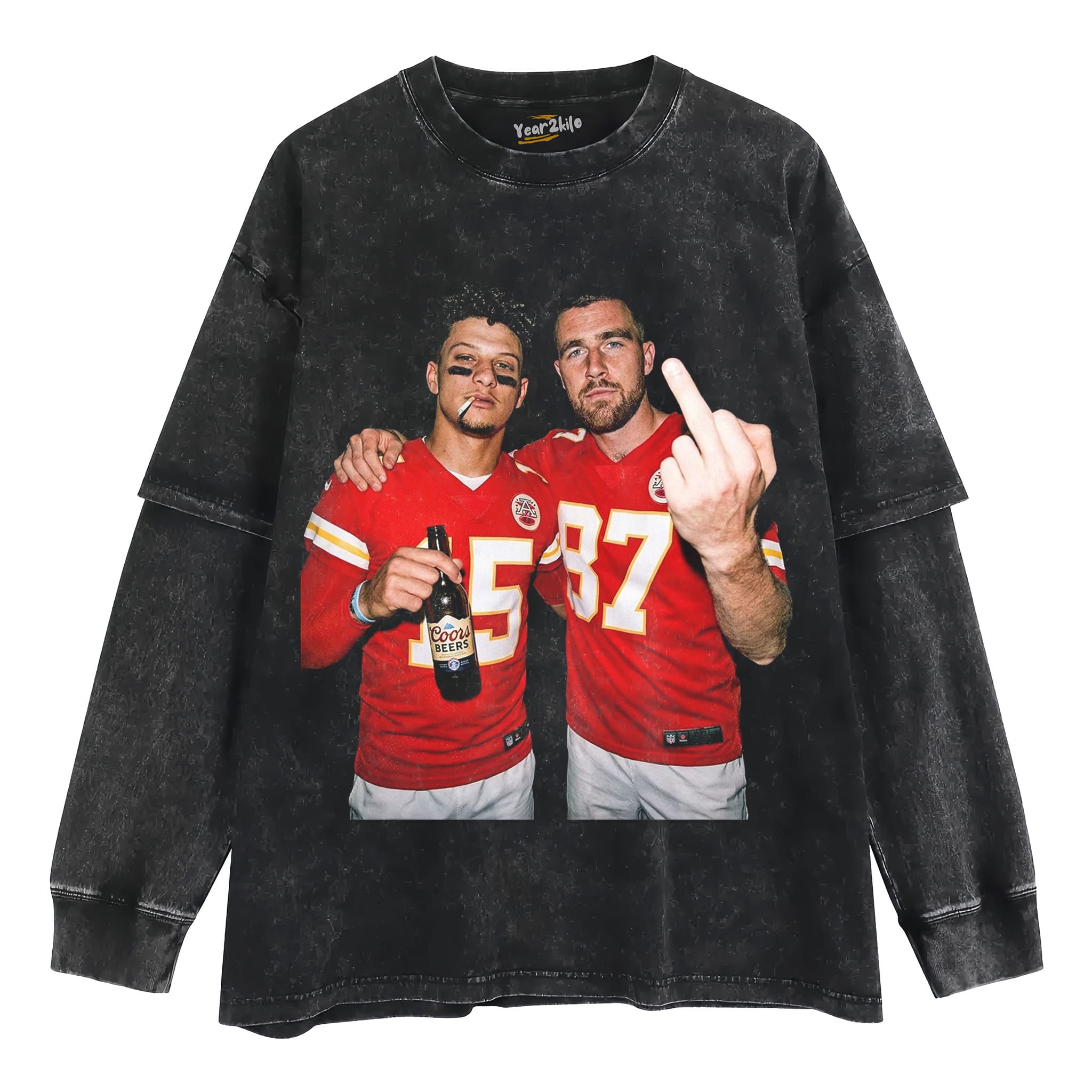 TRAVIS KELCE & PATRICK MAHOMESTANK TOP & TEE & LONG SLEEVE & LAYERED LS & HOODIE