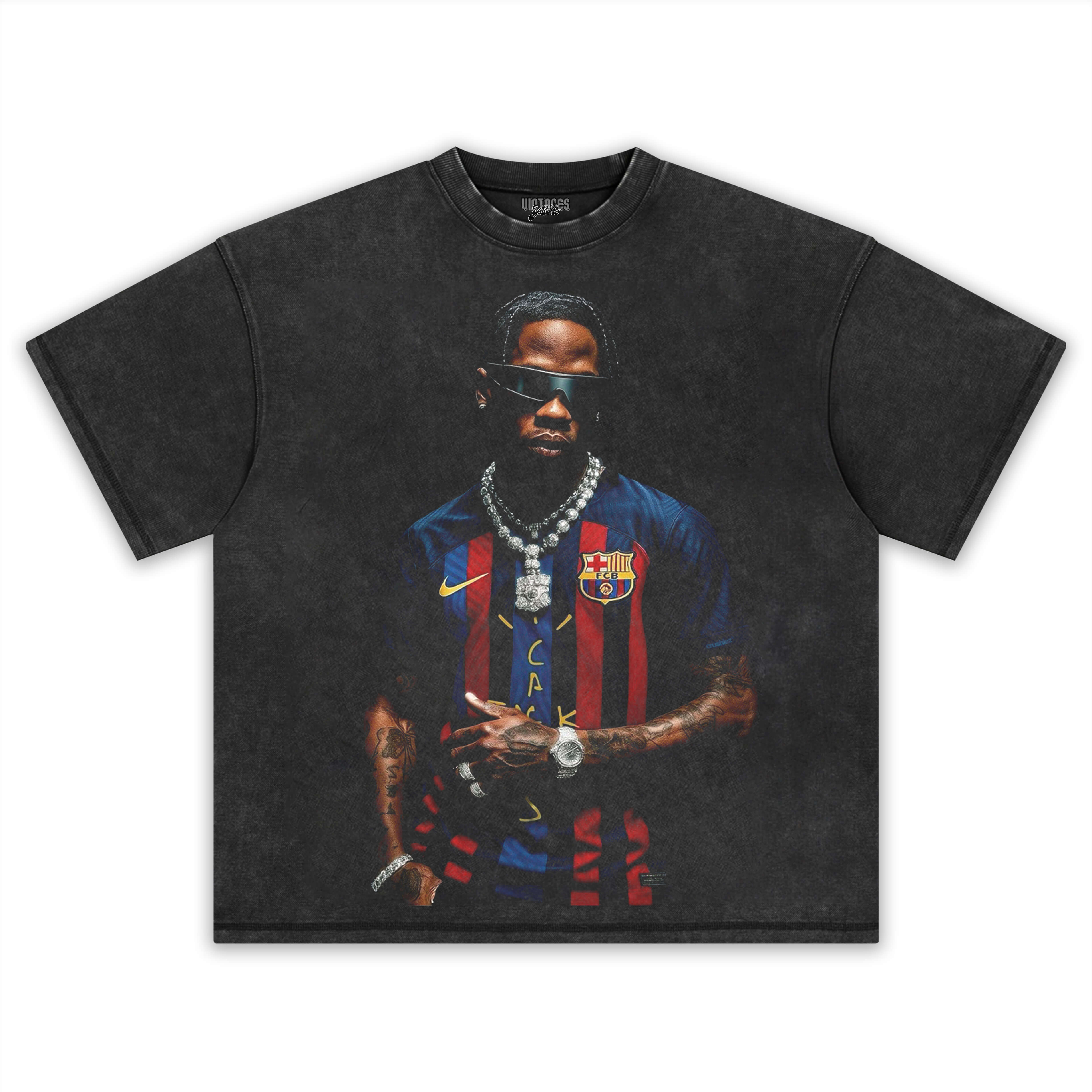 TRAVIS SCORTT & FC BARCELONA TEE & LS & HOODIE