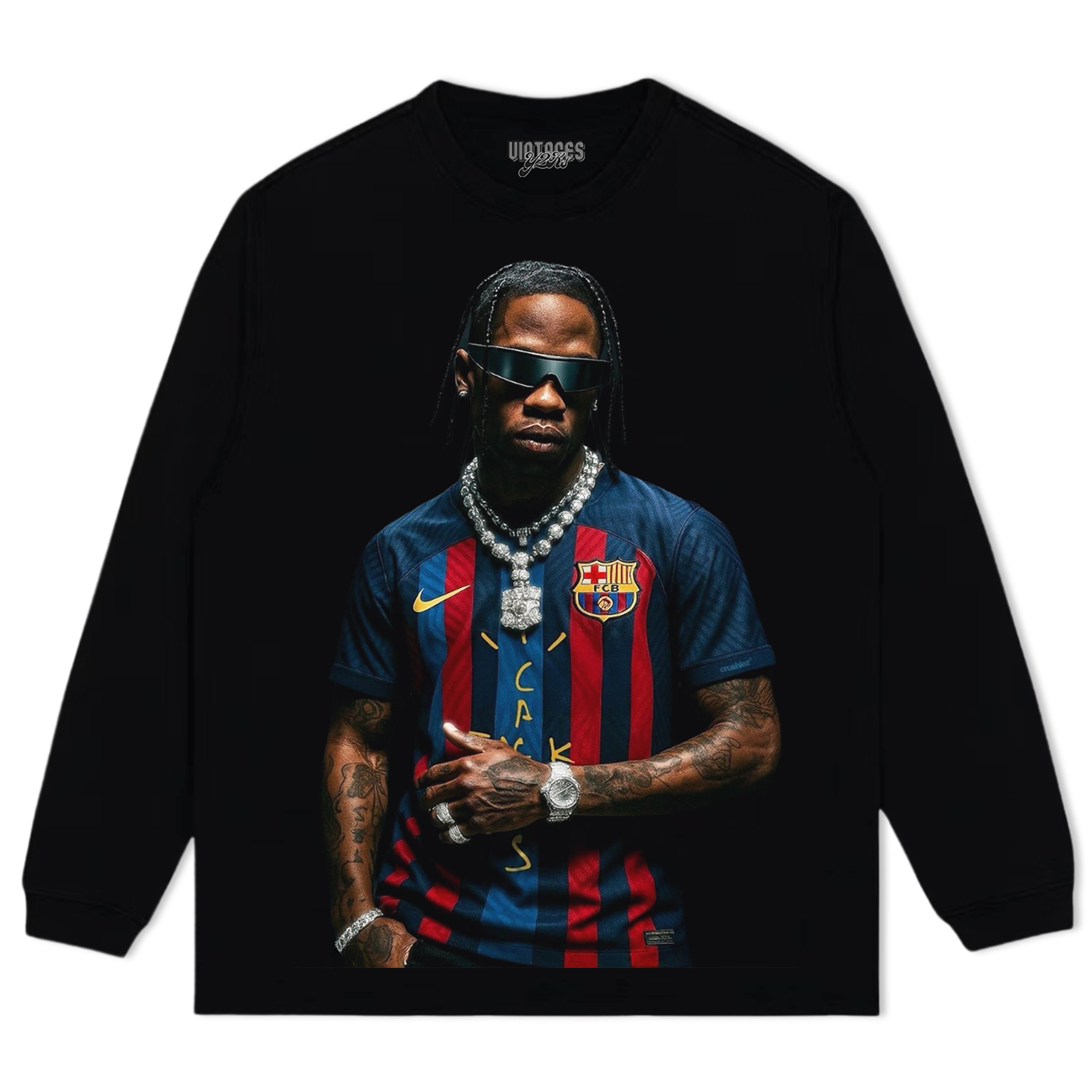 TRAVIS SCORTT & FC BARCELONA TEE & LS & HOODIE