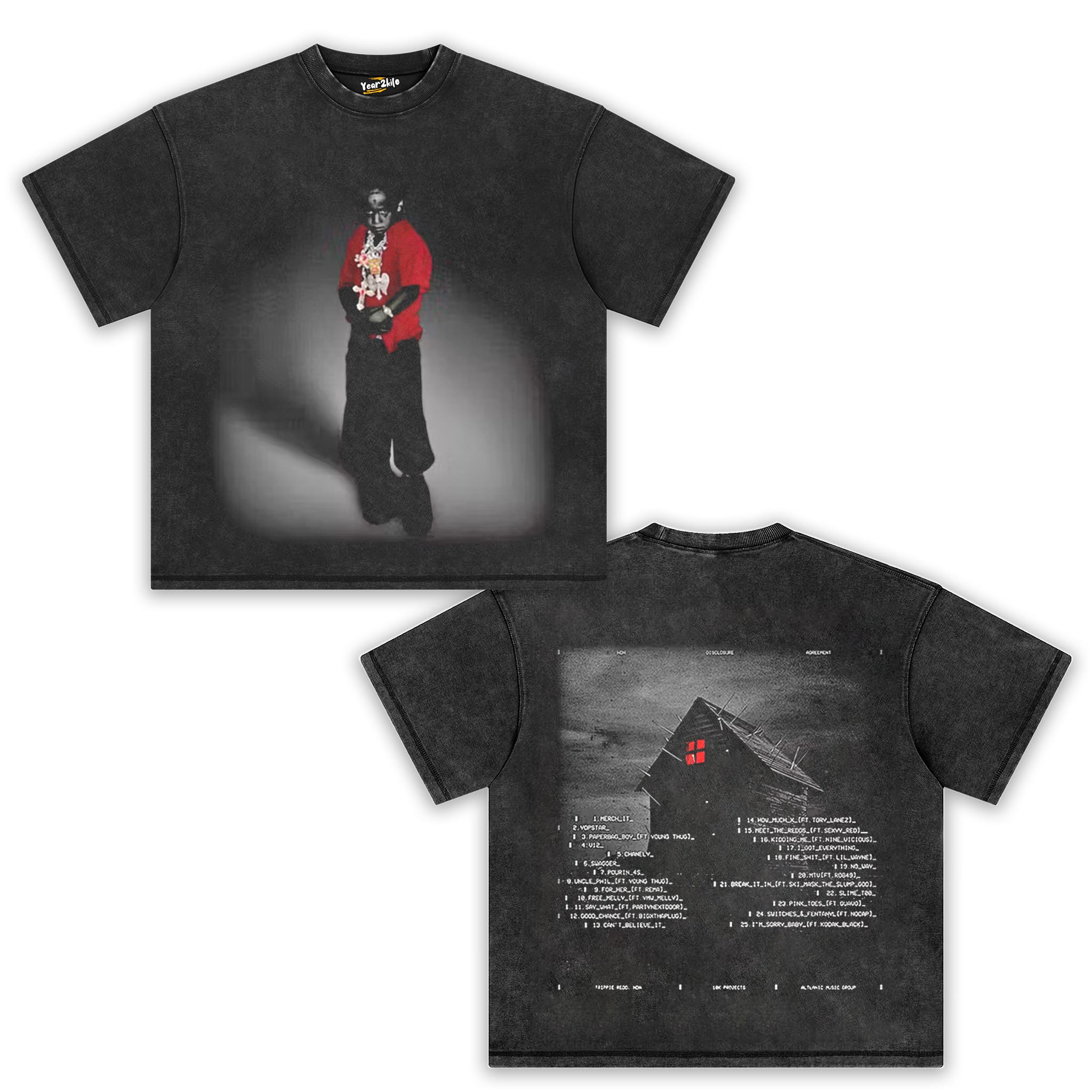 TRIPPIE REDD NDA V2 TANK TOP & TEE & LONG SLEEVE & LAYERED LS & HOODIE