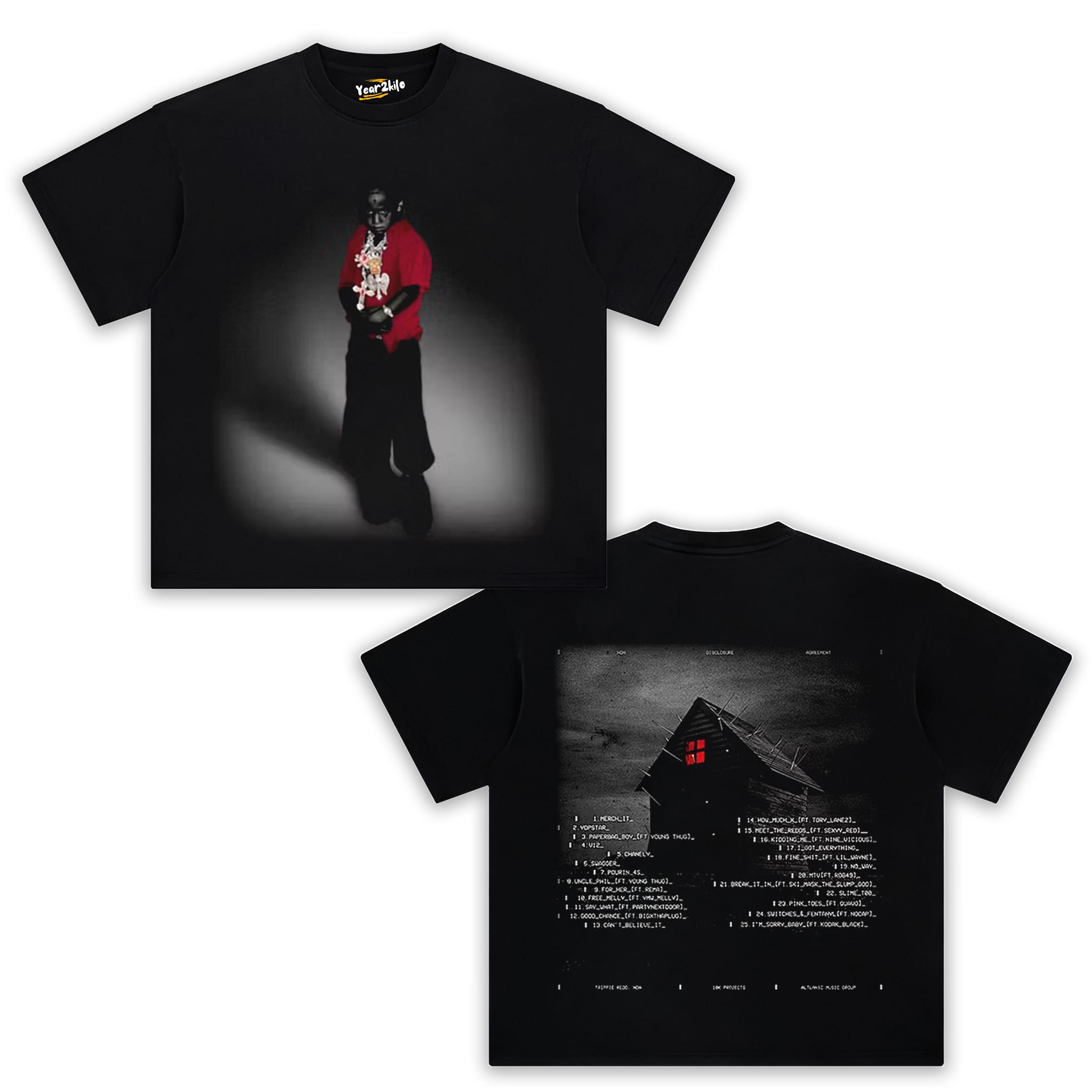 TRIPPIE REDD NDA V2 TANK TOP & TEE & LONG SLEEVE & LAYERED LS & HOODIE