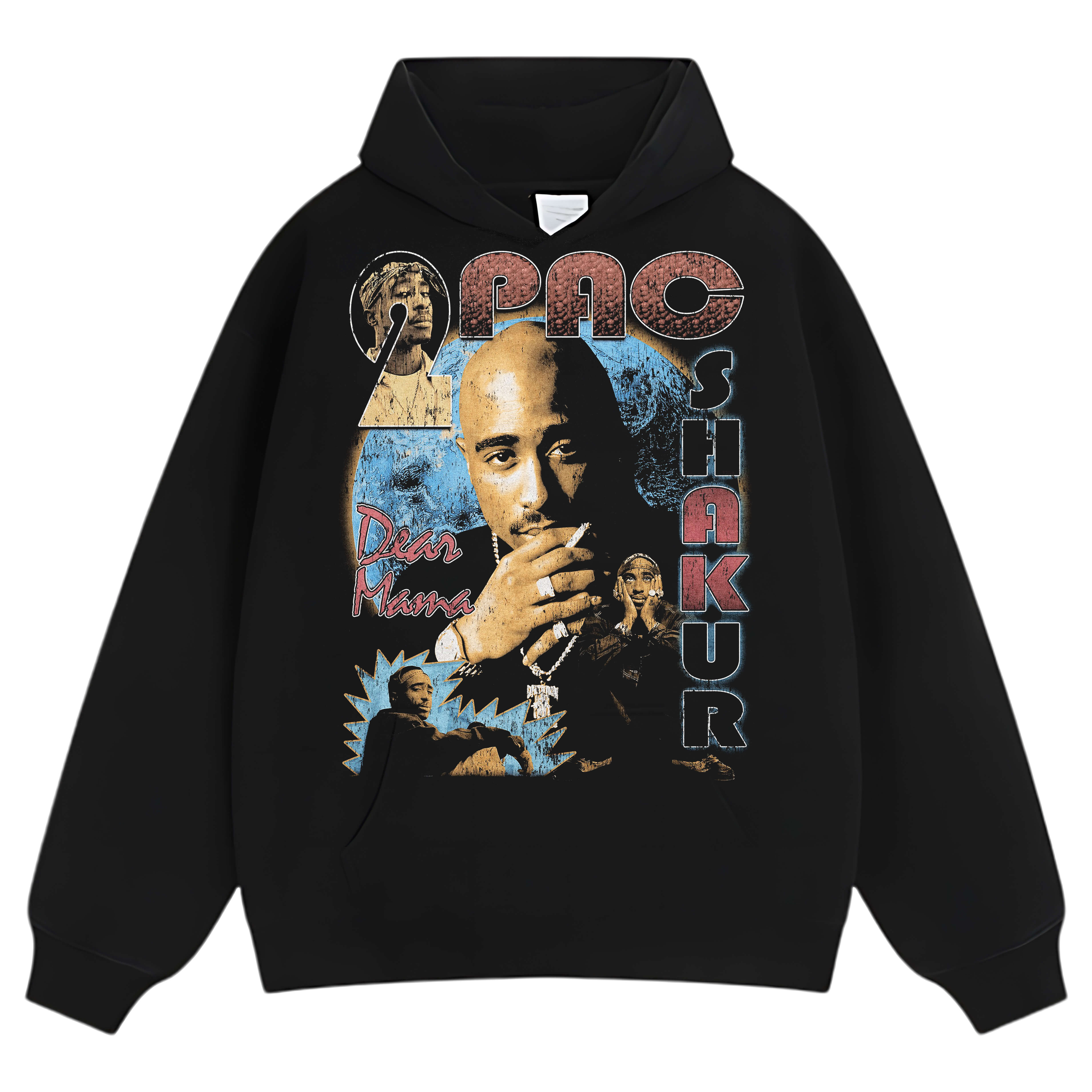 TUPAC SHAKUR VINTAGE TEE & LS & HOODIE