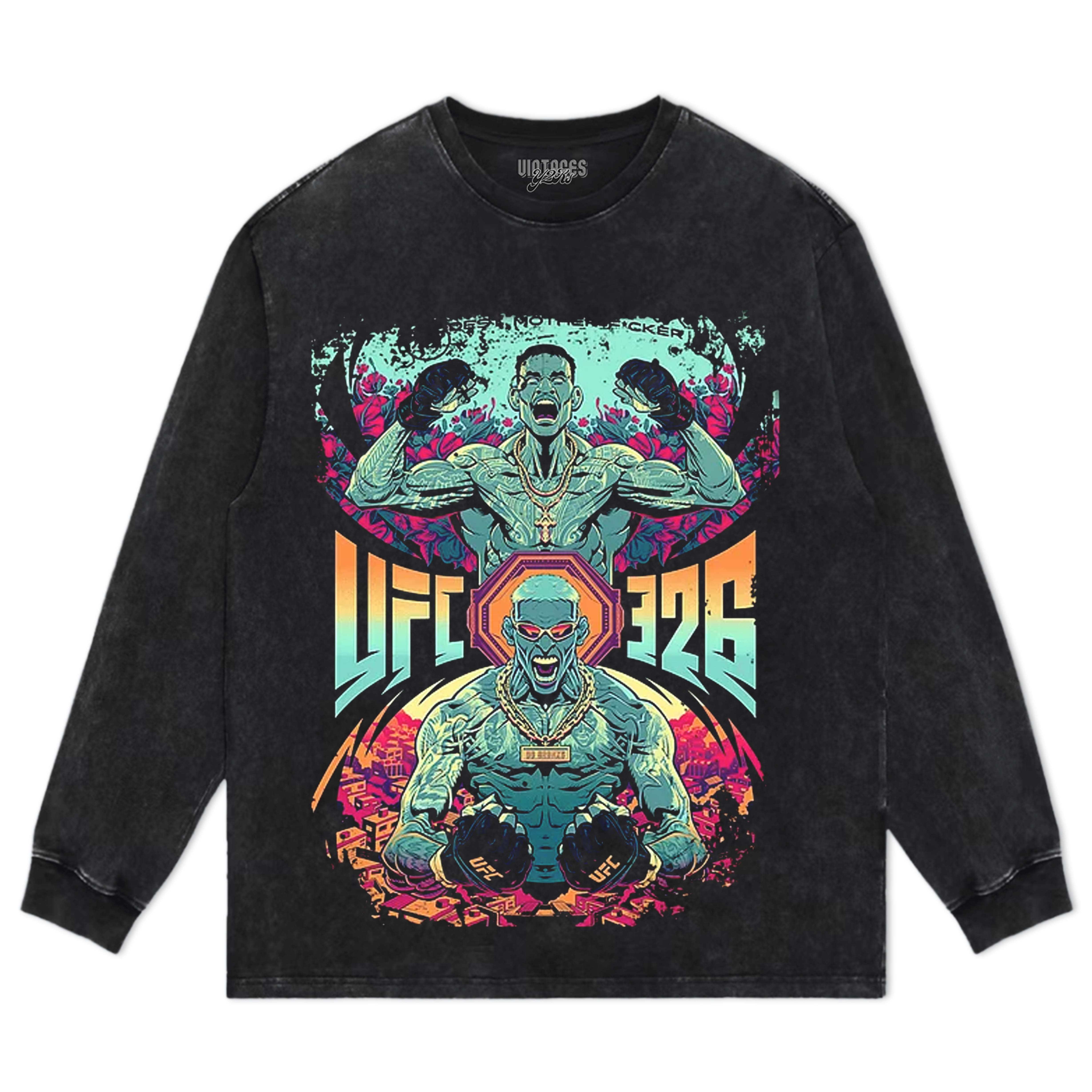 UFC 326 CHARLES OLIVEIRA VS MAX HOLLOWAY TEE & LS & HOODIE