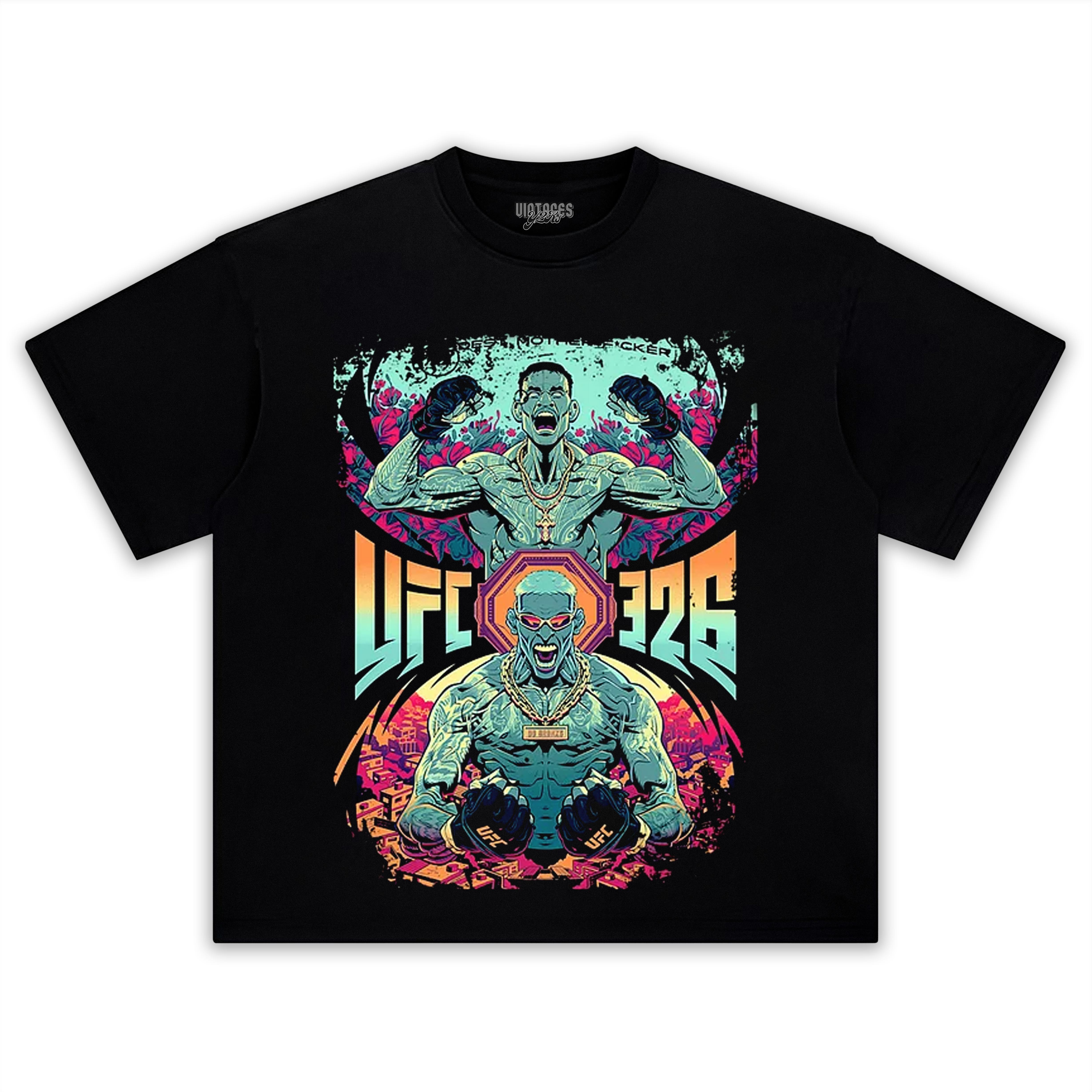 UFC 326 CHARLES OLIVEIRA VS MAX HOLLOWAY TEE & LS & HOODIE