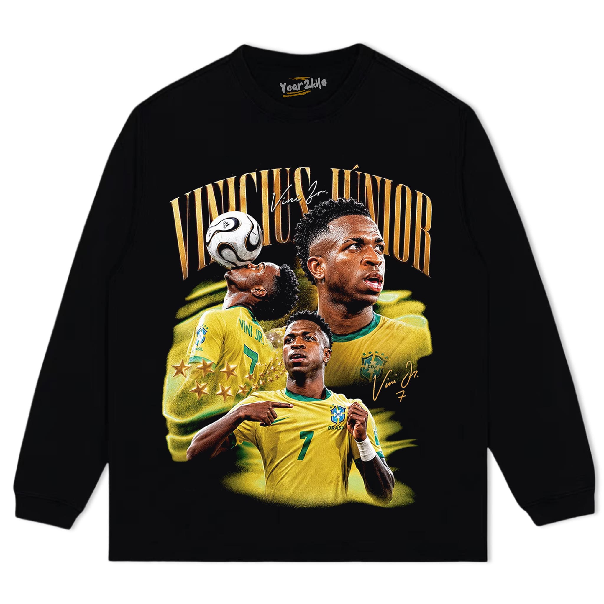 VINÍCIUS JÚNIOR 2026 VINTAGE V2 TANK TOP & TEE & LONG SLEEVE & LAYERED LS & HOODIE