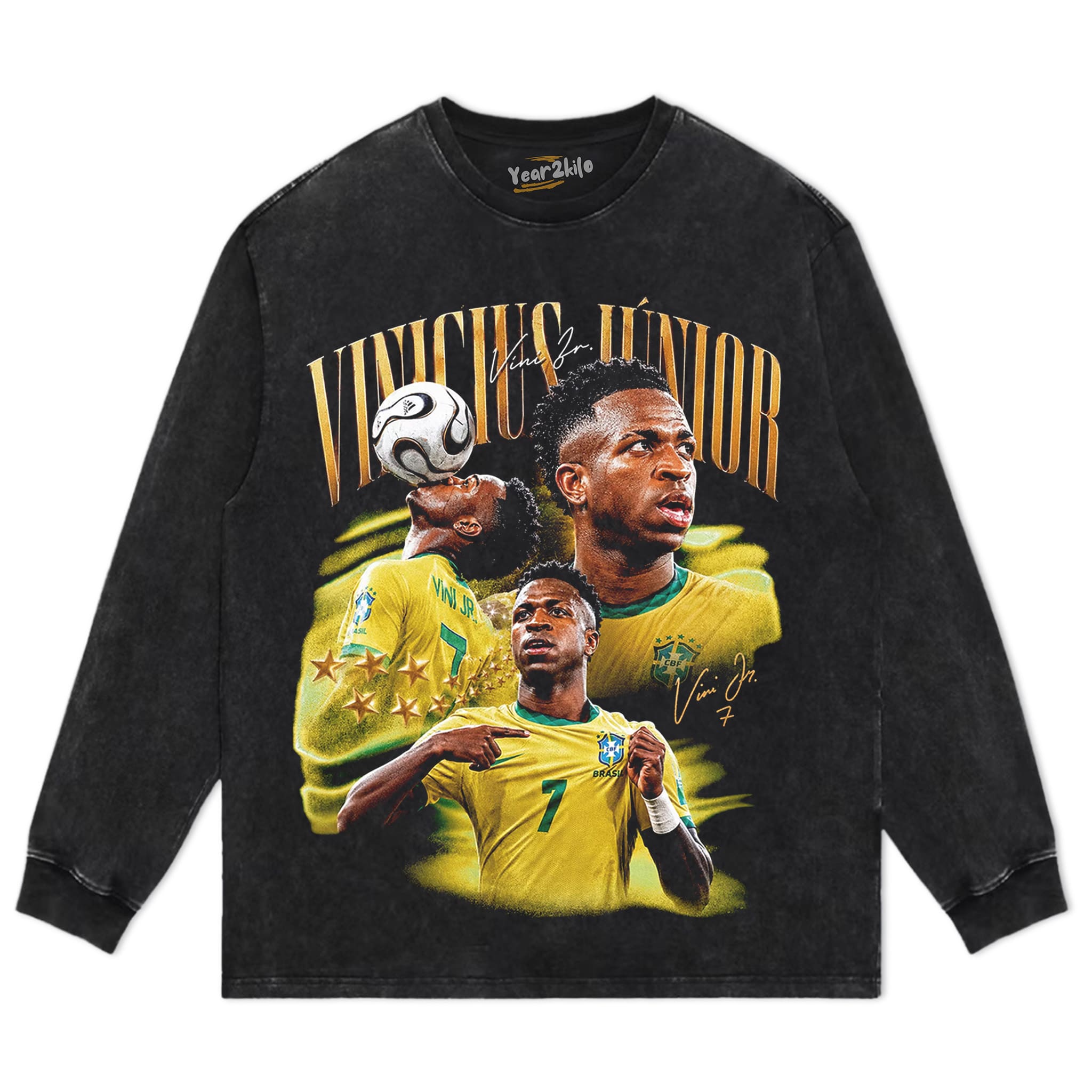 VINÍCIUS JÚNIOR 2026 VINTAGE V2 TANK TOP & TEE & LONG SLEEVE & LAYERED LS & HOODIE