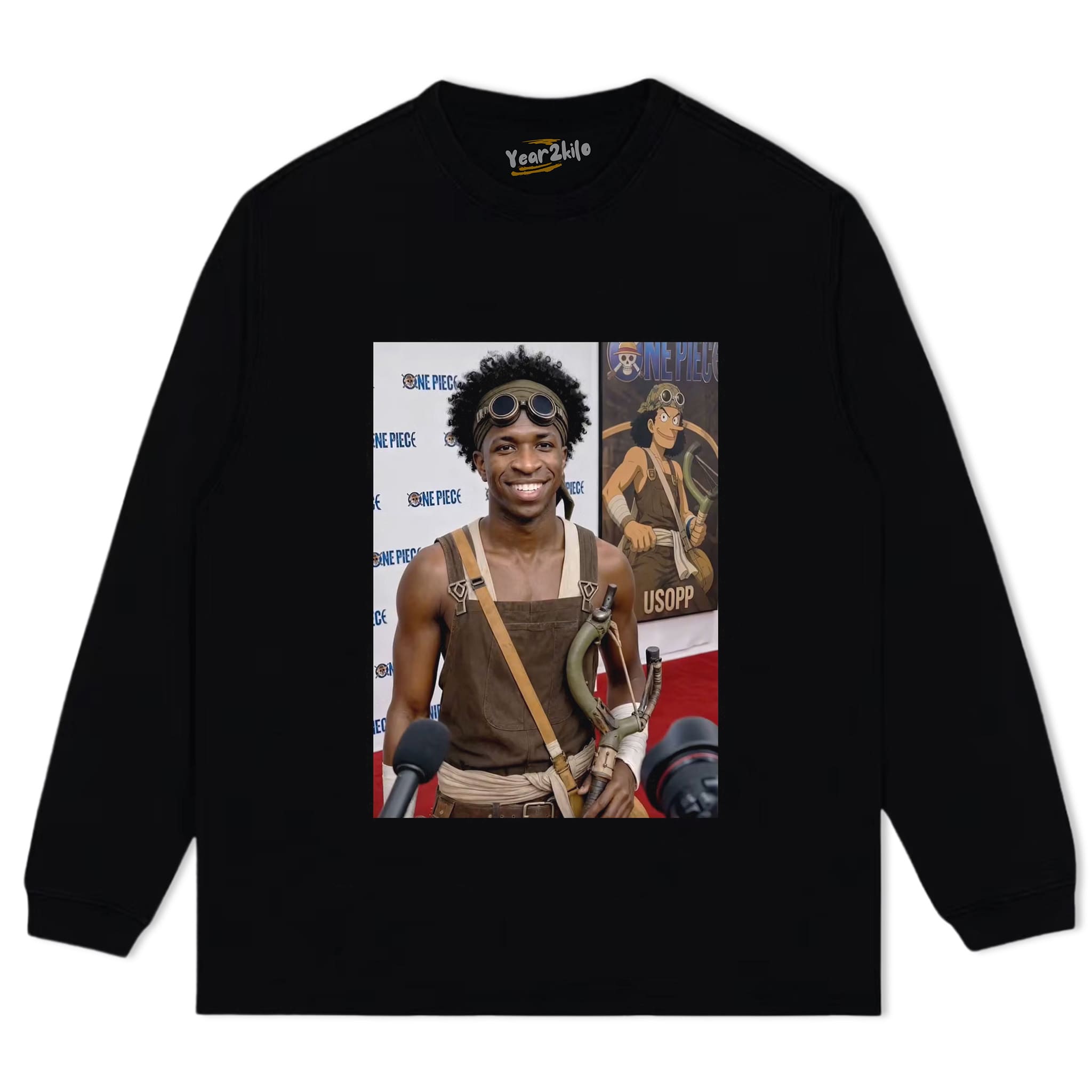 VINICIUS JR × USOPP ONE PIECE GRAPHIC TANK TOP & TEE & LONG SLEEVE & LAYERED LS & HOODIE