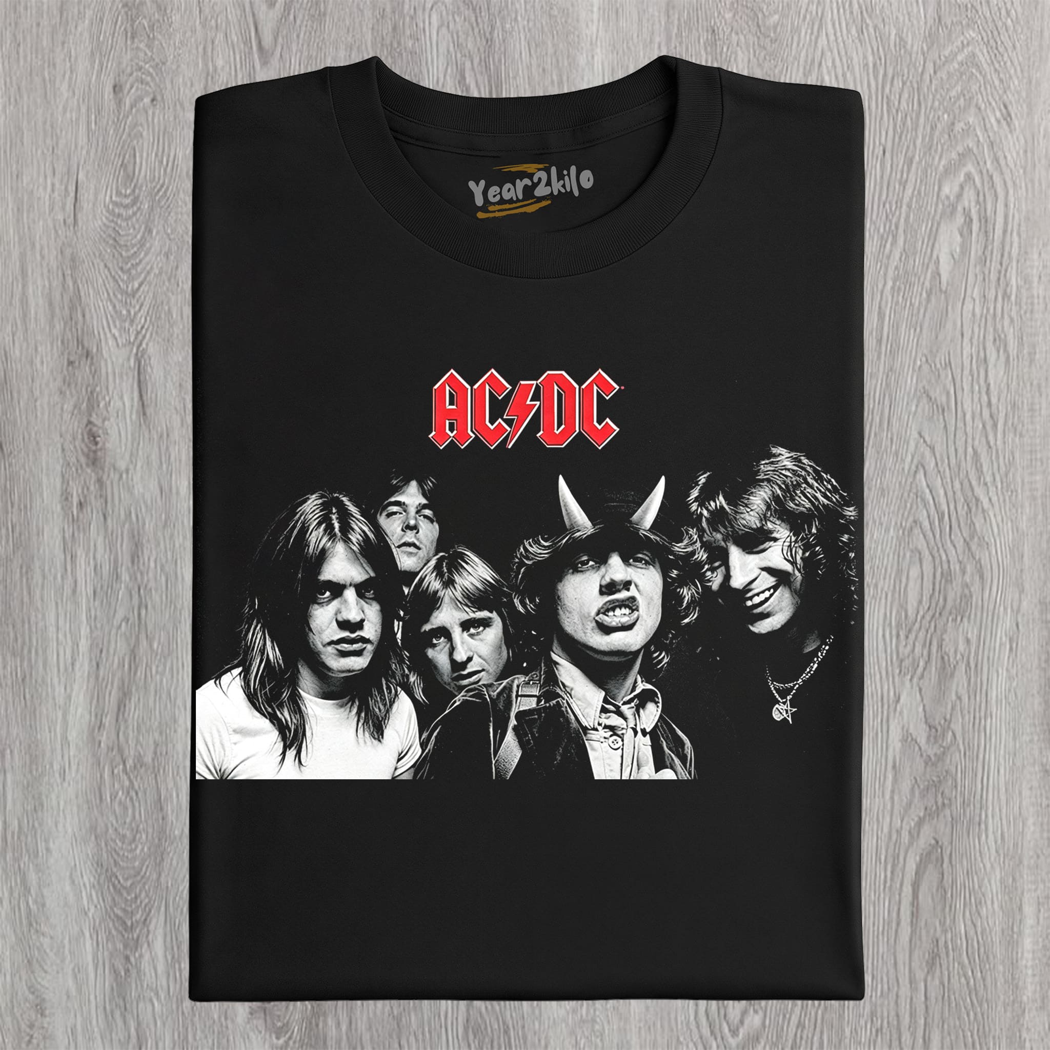 VINTAGE AC/DC V1 TANK TOP & TEE & LONG SLEEVE & LAYERED LS & HOODIE