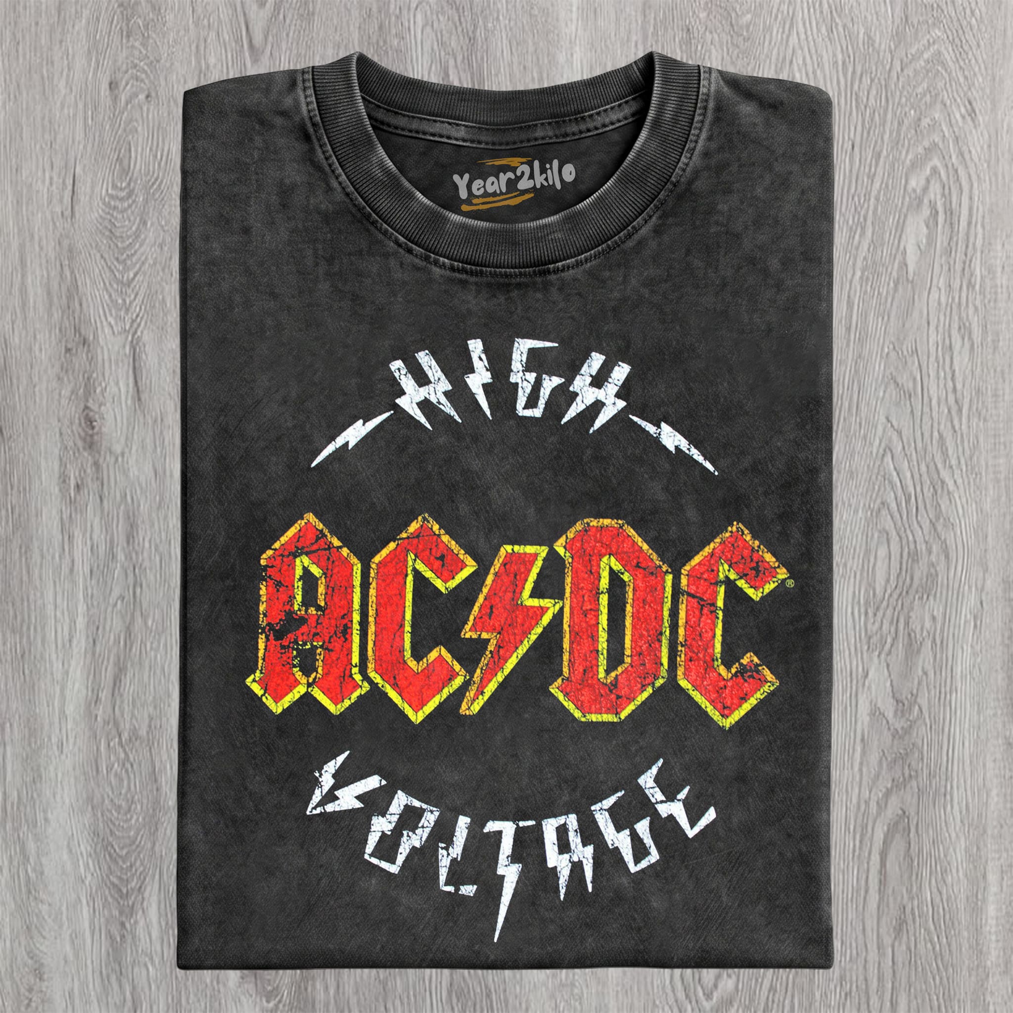 VINTAGE ACDC V3 TANK TOP & TEE & LONG SLEEVE & LAYERED LS & HOODIE