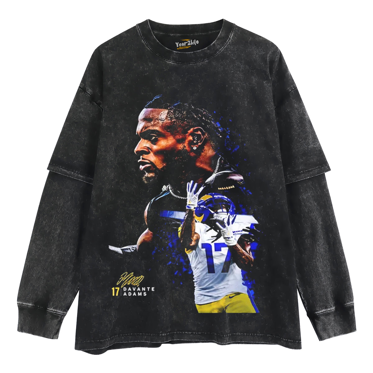 VINTAGE DAVANTE ADAMS FOOTBALL TANK TOP & TEE & LONG SLEEVE & LAYERED LS & HOODIE