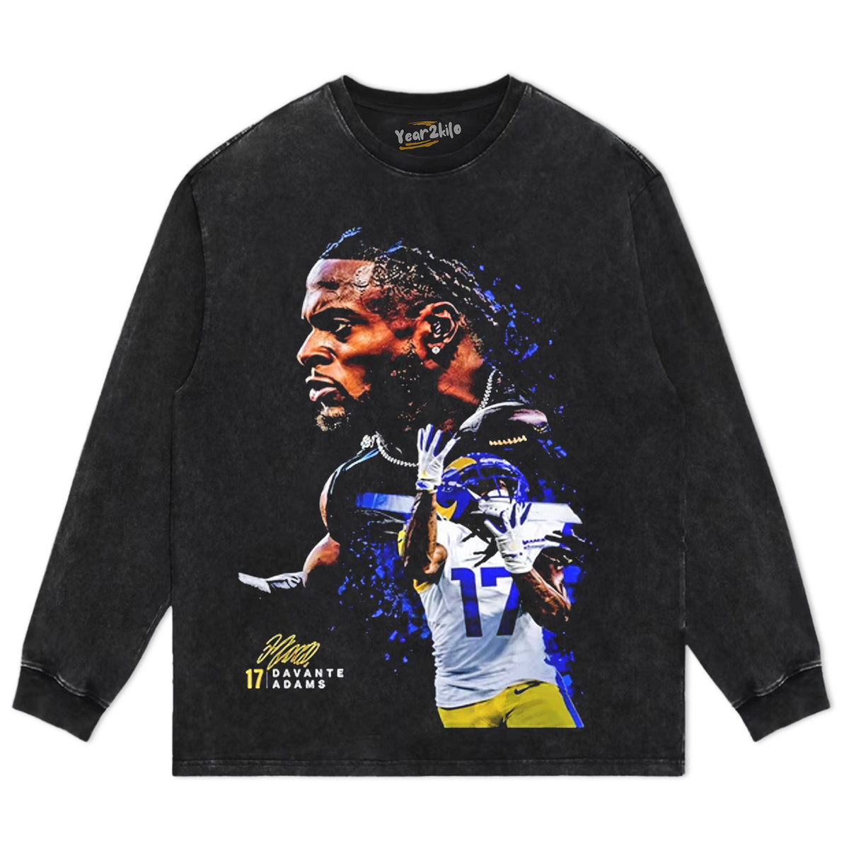 VINTAGE DAVANTE ADAMS FOOTBALL TANK TOP & TEE & LONG SLEEVE & LAYERED LS & HOODIE
