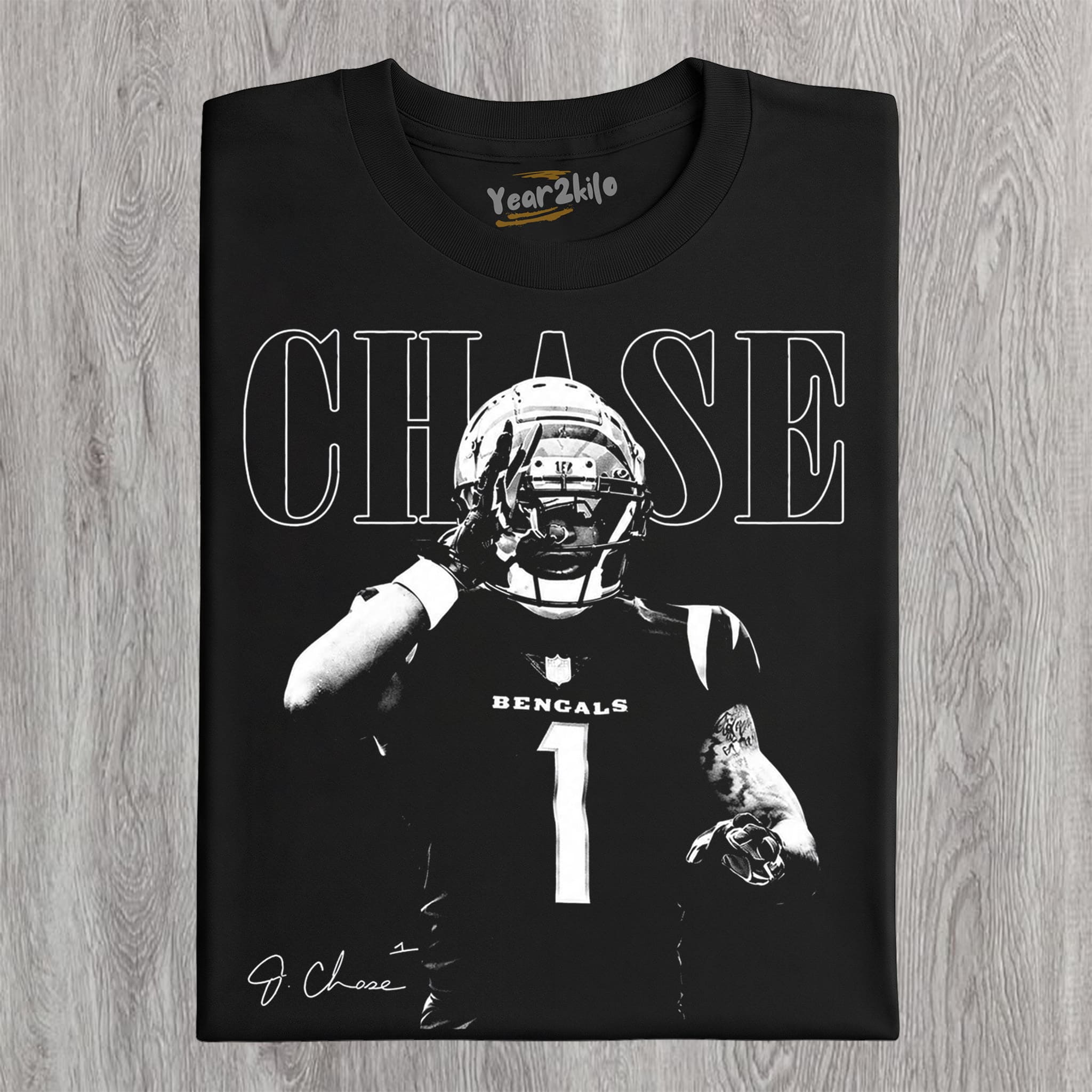 VINTAGE JA’MARR CHASE TANK TOP & TEE & LONG SLEEVE & LAYERED LS & HOODIE