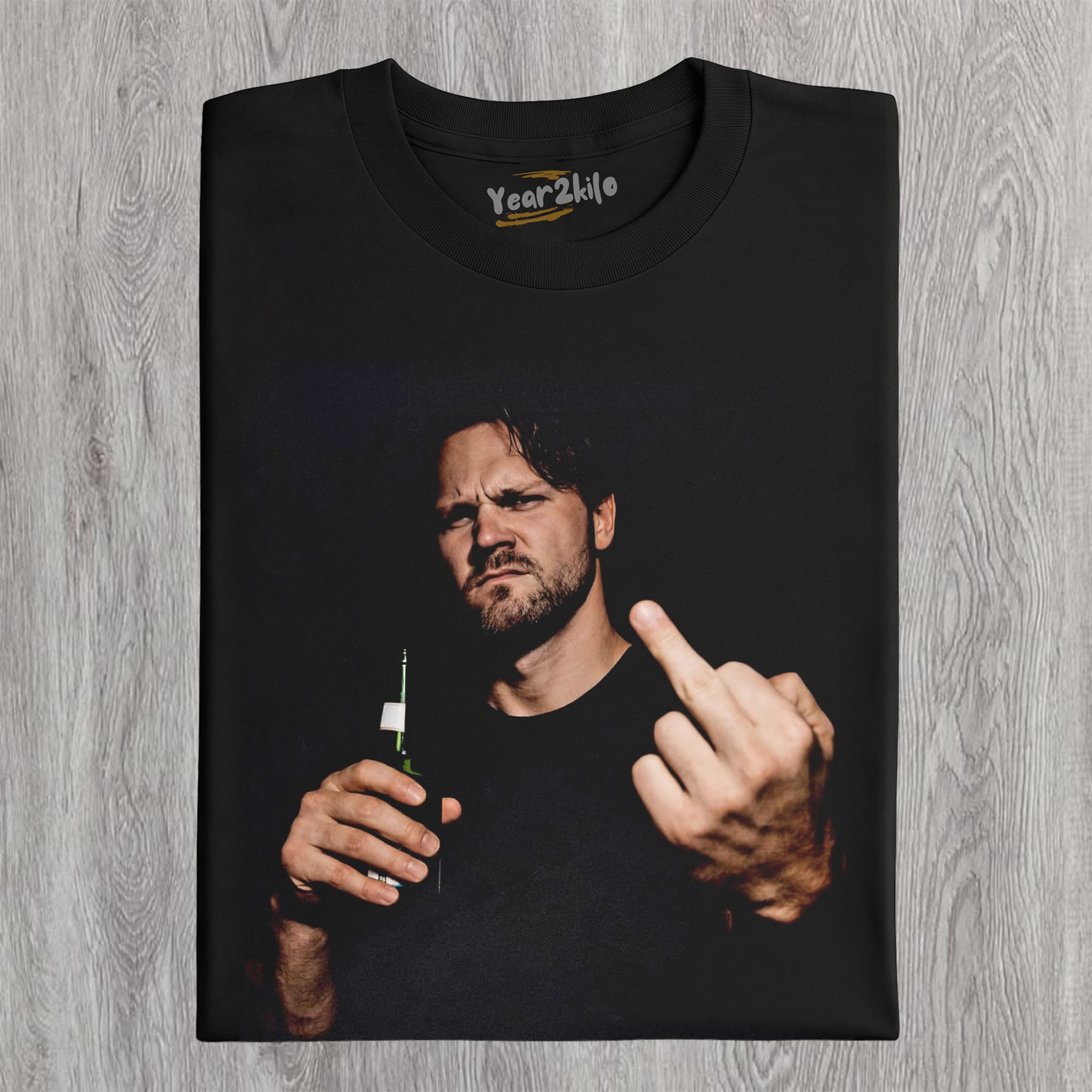 VINTAGE JOSH ALLEN FLIPPING THE BIRD MEME V4 TANK TOP & TEE & LONG SLEEVE & LAYERED LS & HOODIE