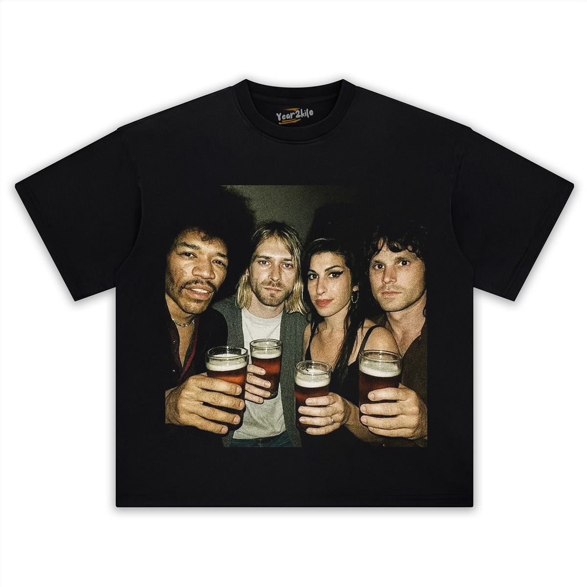 VINTAGE ROCK LEGENDS GROUP PHOTO TANK TOP & TEE & LONG SLEEVE & LAYERED LS & HOODIE