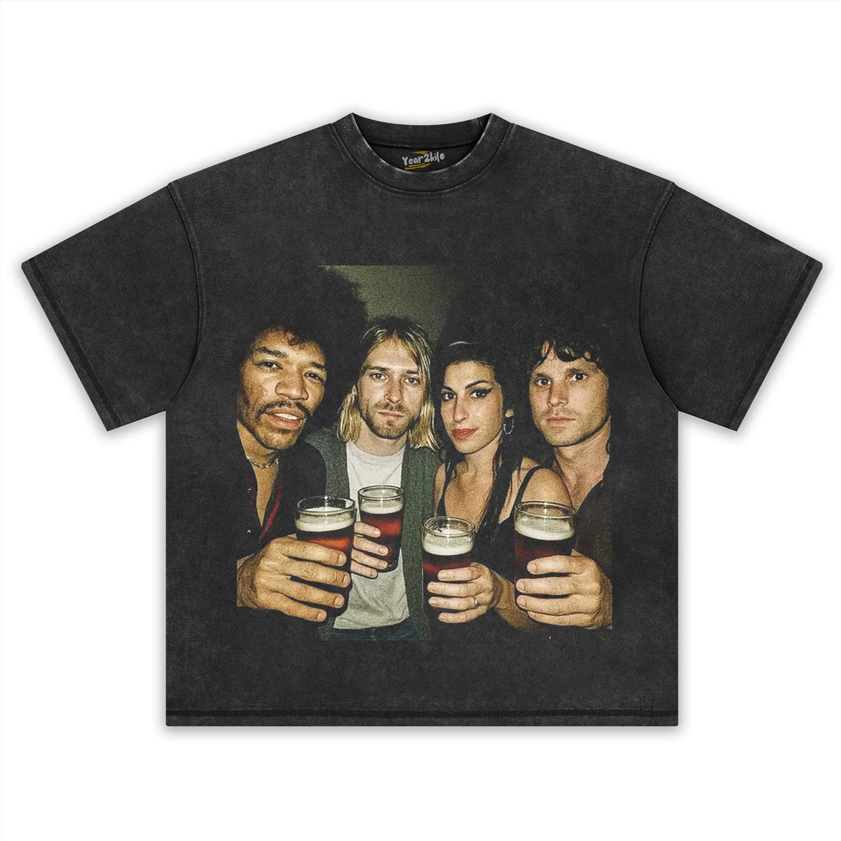 VINTAGE ROCK LEGENDS GROUP PHOTO TANK TOP & TEE & LONG SLEEVE & LAYERED LS & HOODIE