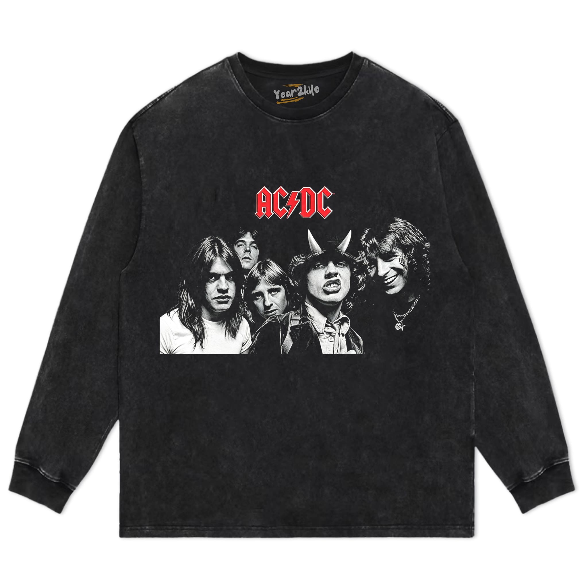 VINTAGE AC/DC V1 TANK TOP & TEE & LONG SLEEVE & LAYERED LS & HOODIE