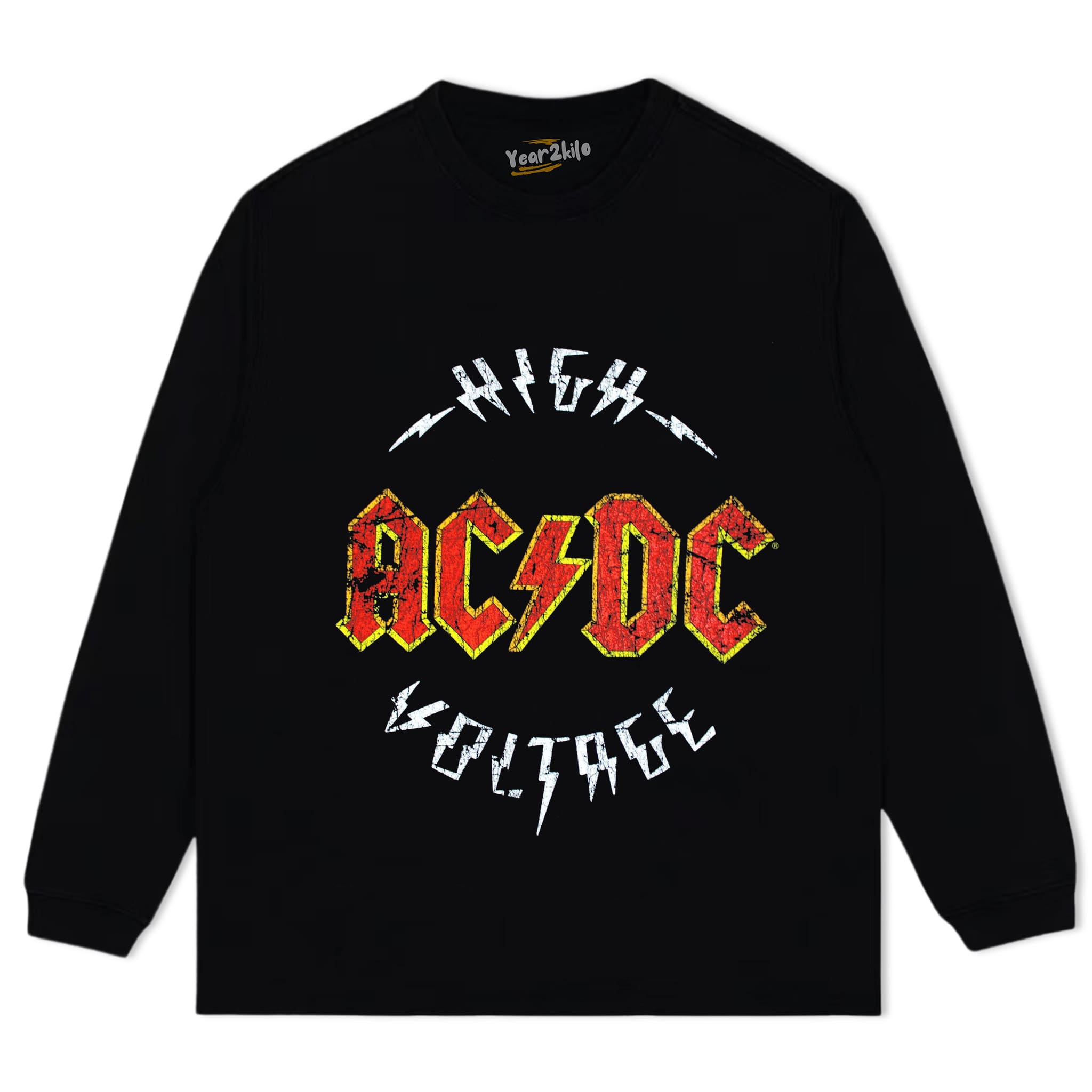 VINTAGE ACDC V3 TANK TOP & TEE & LONG SLEEVE & LAYERED LS & HOODIE