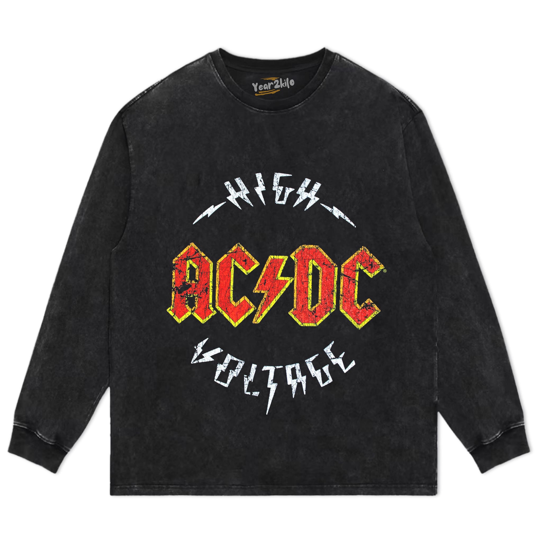 VINTAGE ACDC V3 TANK TOP & TEE & LONG SLEEVE & LAYERED LS & HOODIE