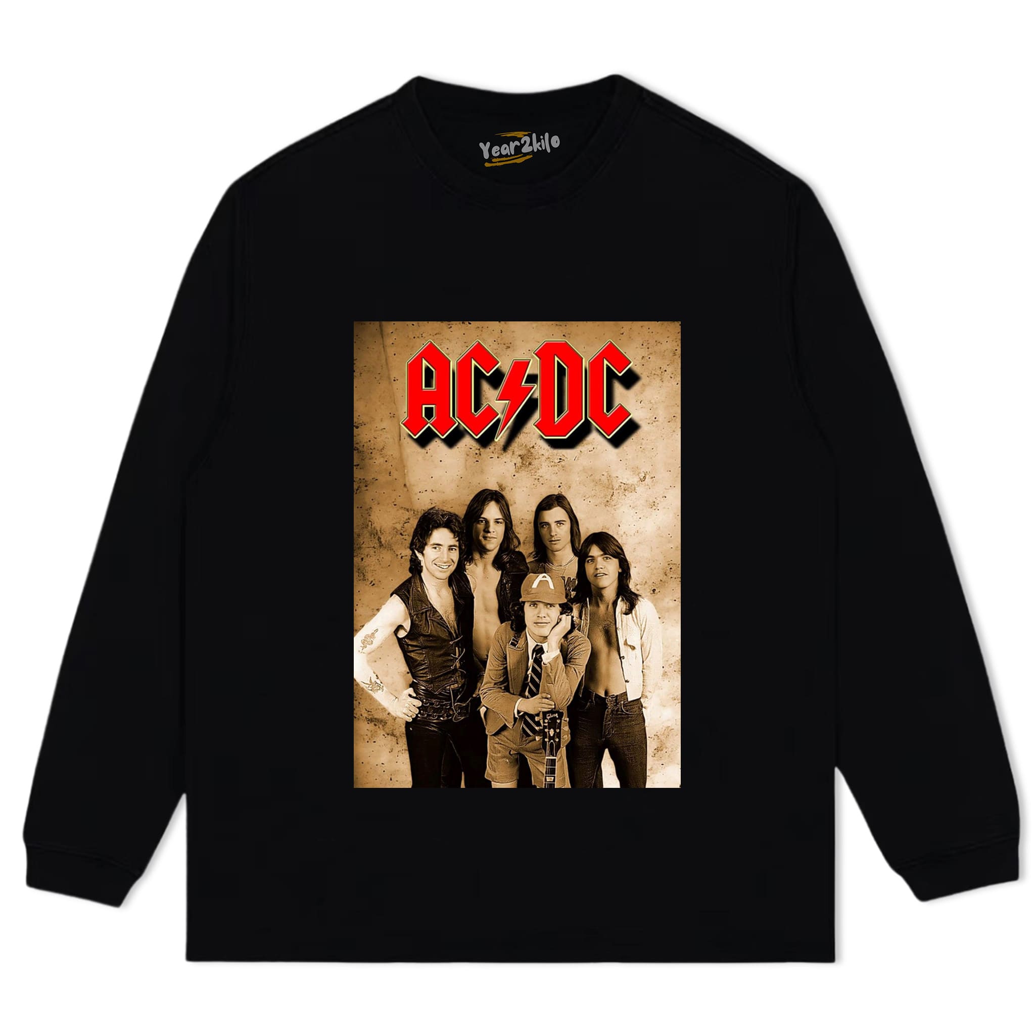 VINTAGE ACDC V4 TANK TOP & TEE & LONG SLEEVE & LAYERED LS & HOODIE
