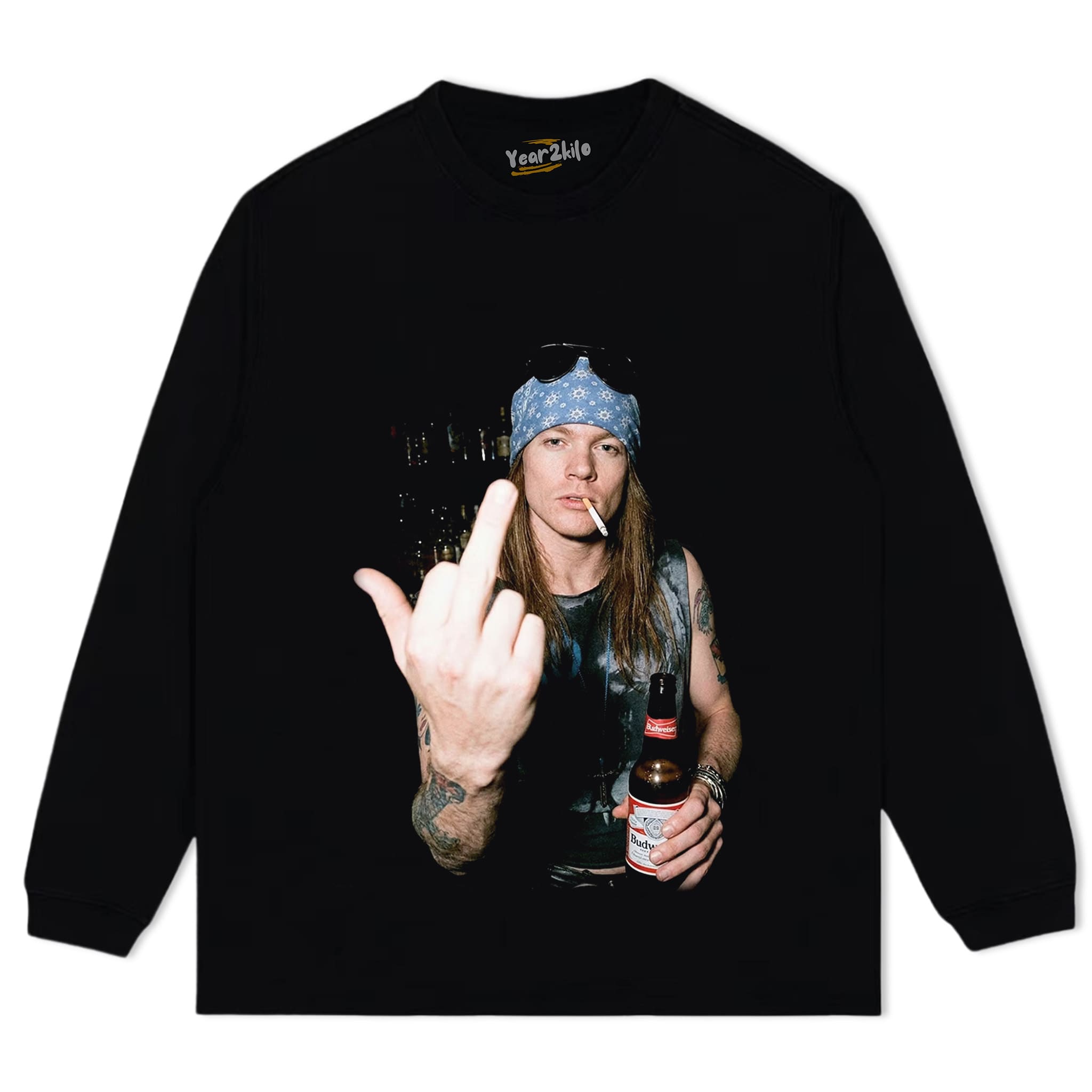 VINTAGE AXL ROSE TANK TOP & TEE & LONG SLEEVE & LAYERED LS & HOODIE