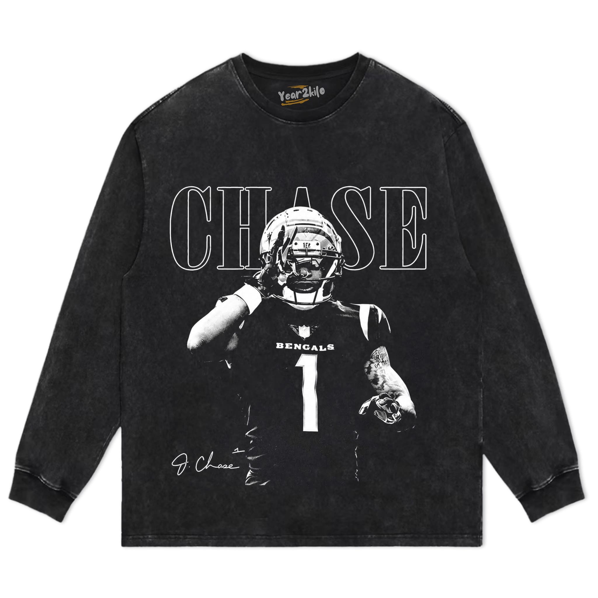 VINTAGE JA’MARR CHASE TANK TOP & TEE & LONG SLEEVE & LAYERED LS & HOODIE