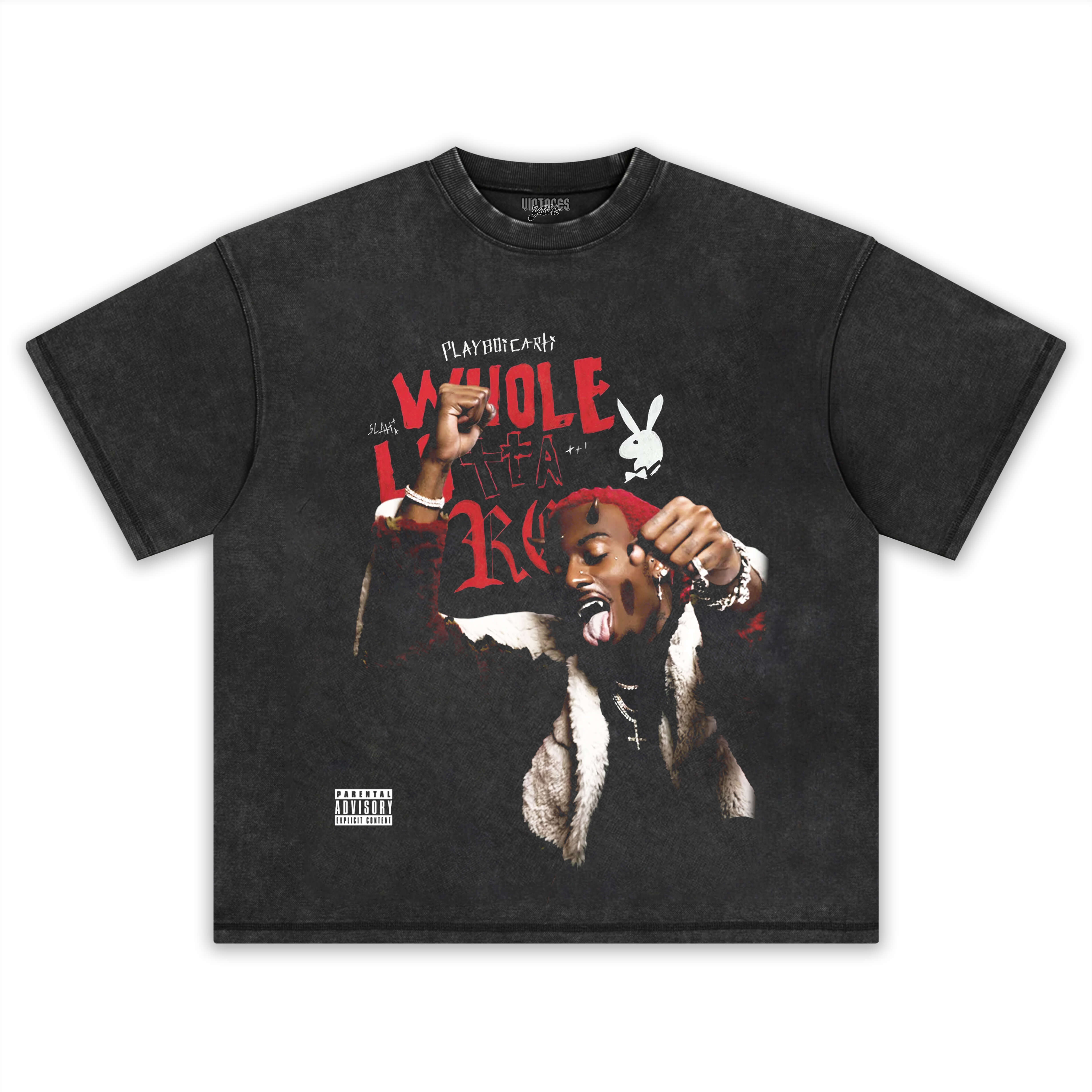 WHOLE LOTTA RED & PLAYBOI CARTI V3 TEE & LS & HOODIE