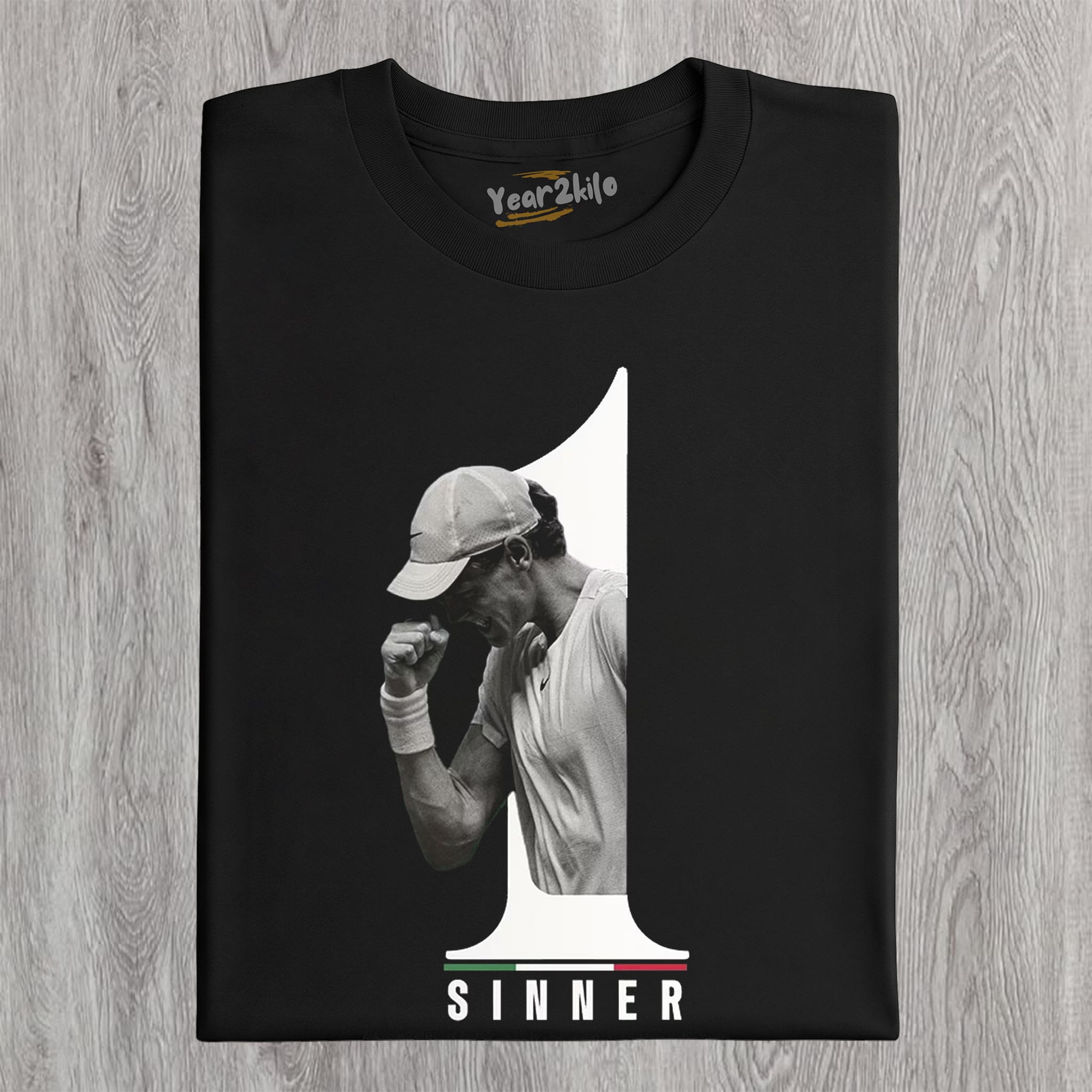 WIMBLEDON 2026 MEN'S SINGLES CHAMPION ITALY JANNIK SINNER TENNIS V2 TANK TOP & TEE & LONG SLEEVE & LAYERED LS & HOODIE