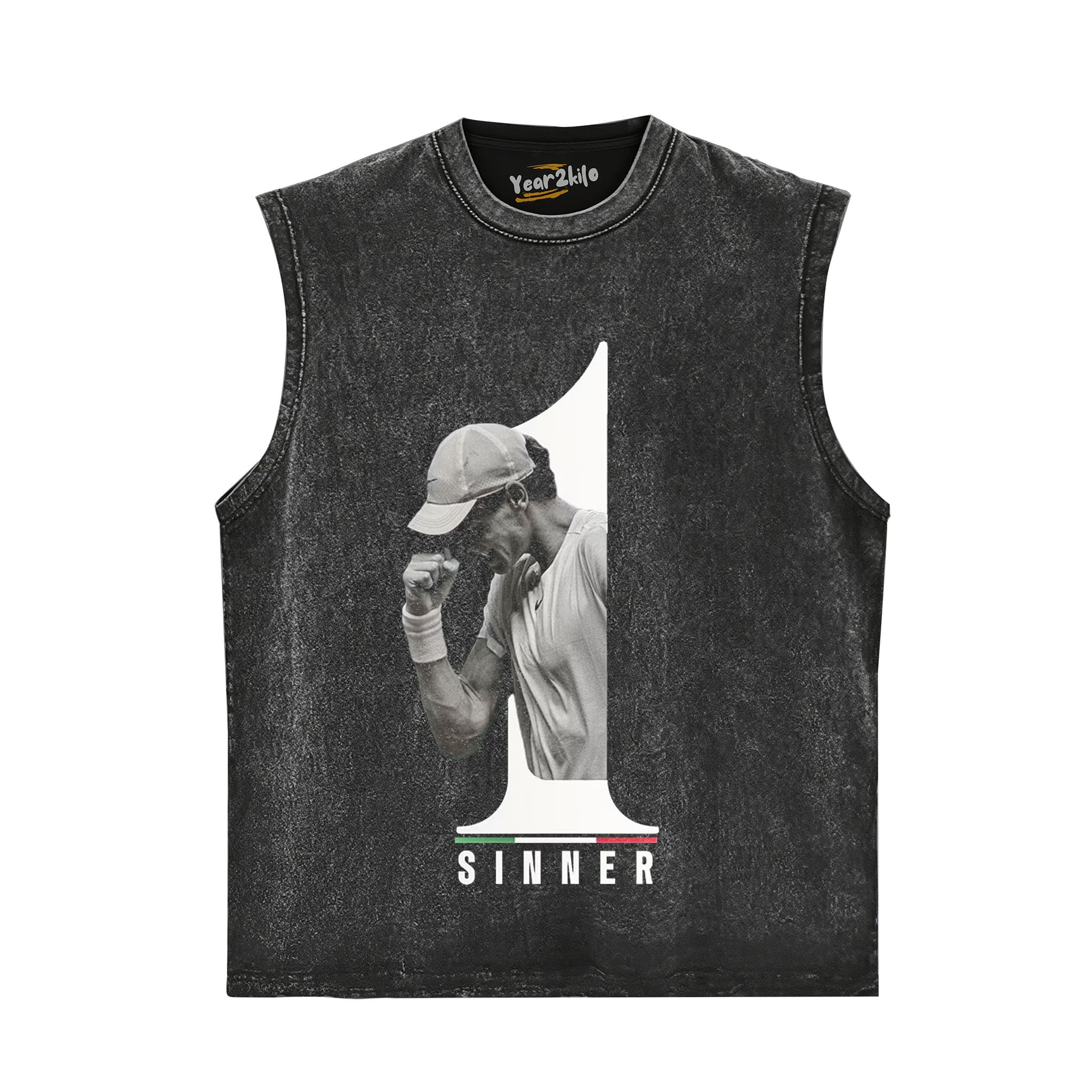 WIMBLEDON 2026 MEN'S SINGLES CHAMPION ITALY JANNIK SINNER TENNIS V2 TANK TOP & TEE & LONG SLEEVE & LAYERED LS & HOODIE
