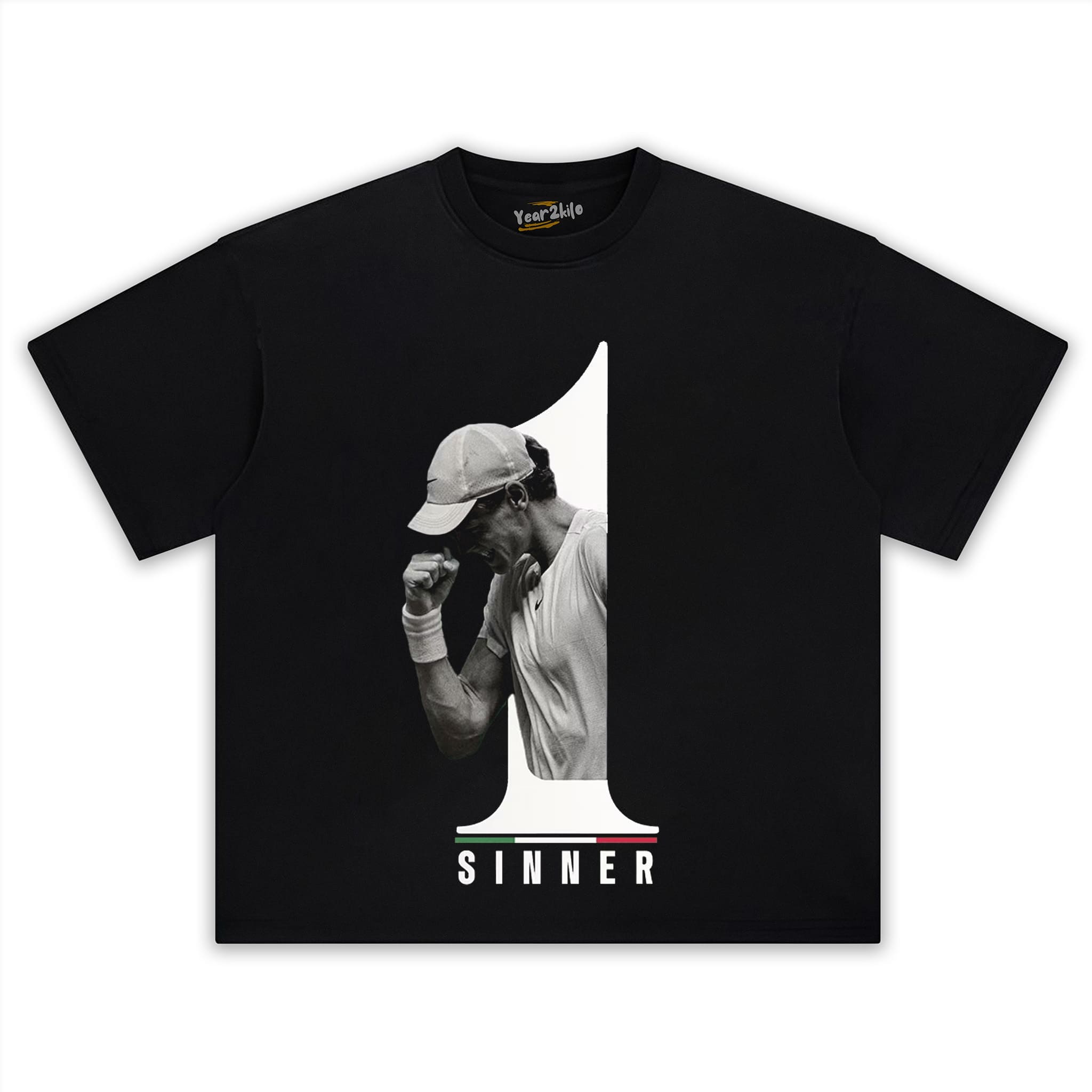WIMBLEDON 2026 MEN'S SINGLES CHAMPION ITALY JANNIK SINNER TENNIS V2 TANK TOP & TEE & LONG SLEEVE & LAYERED LS & HOODIE