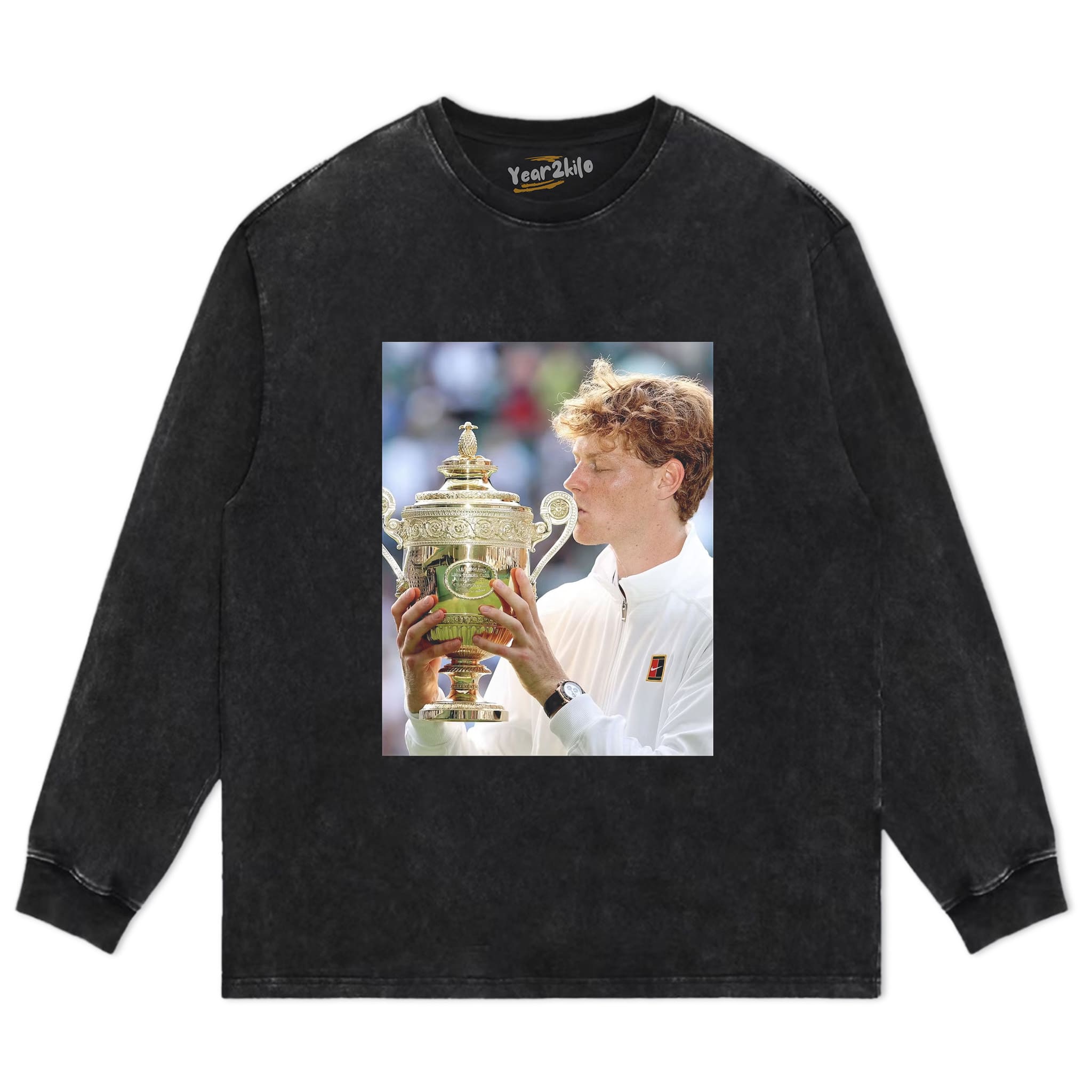 WIMBLEDON 2026 MEN'S SINGLES CHAMPION ITALY JANNIK SINNER V1 TANK TOP & TEE & LONG SLEEVE & LAYERED LS & HOODIE