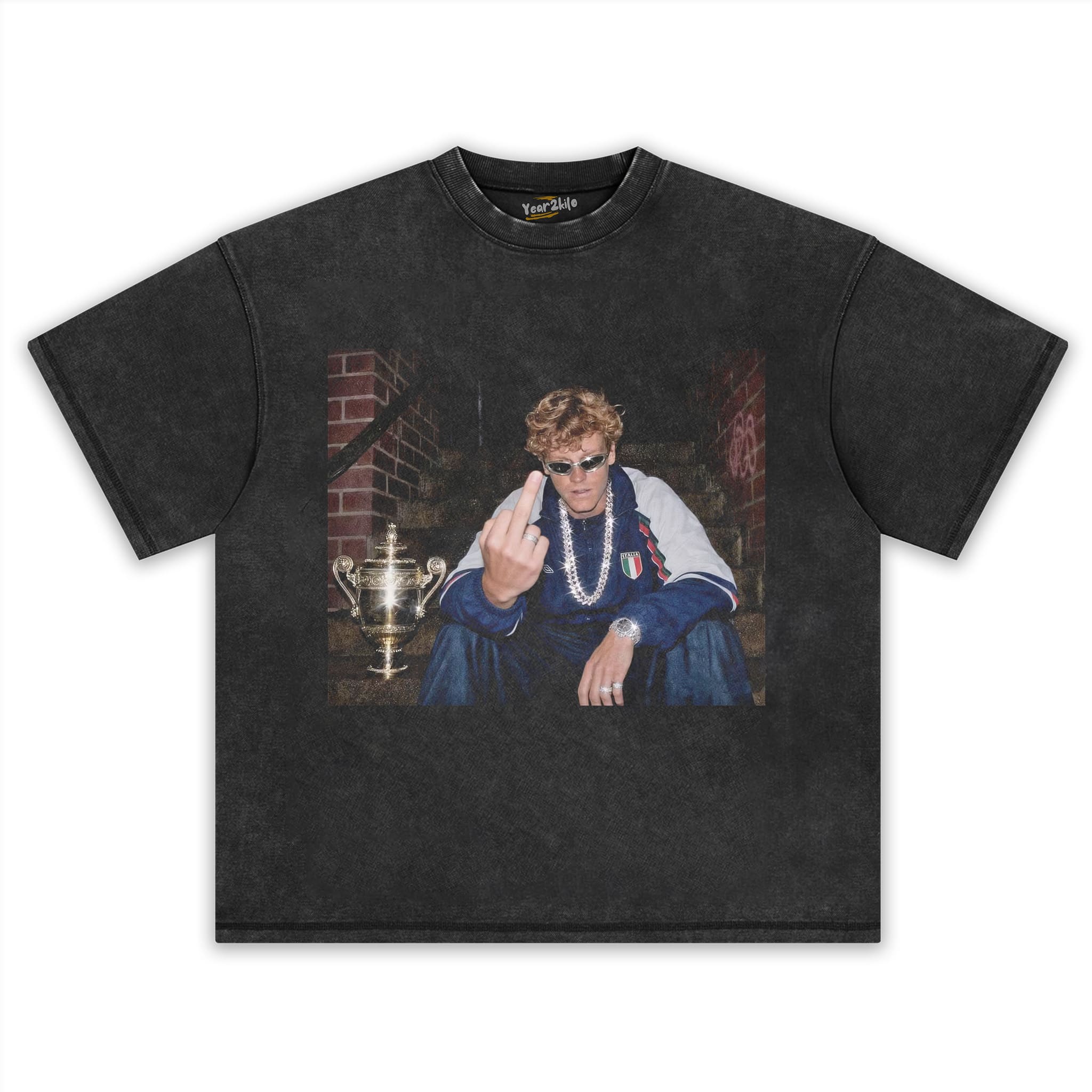 WIMBLEDON 2026 MEN'S SINGLES CHAMPION ITALY JANNIK SINNER V5 TANK TOP & TEE & LONG SLEEVE & LAYERED LS & HOODIE