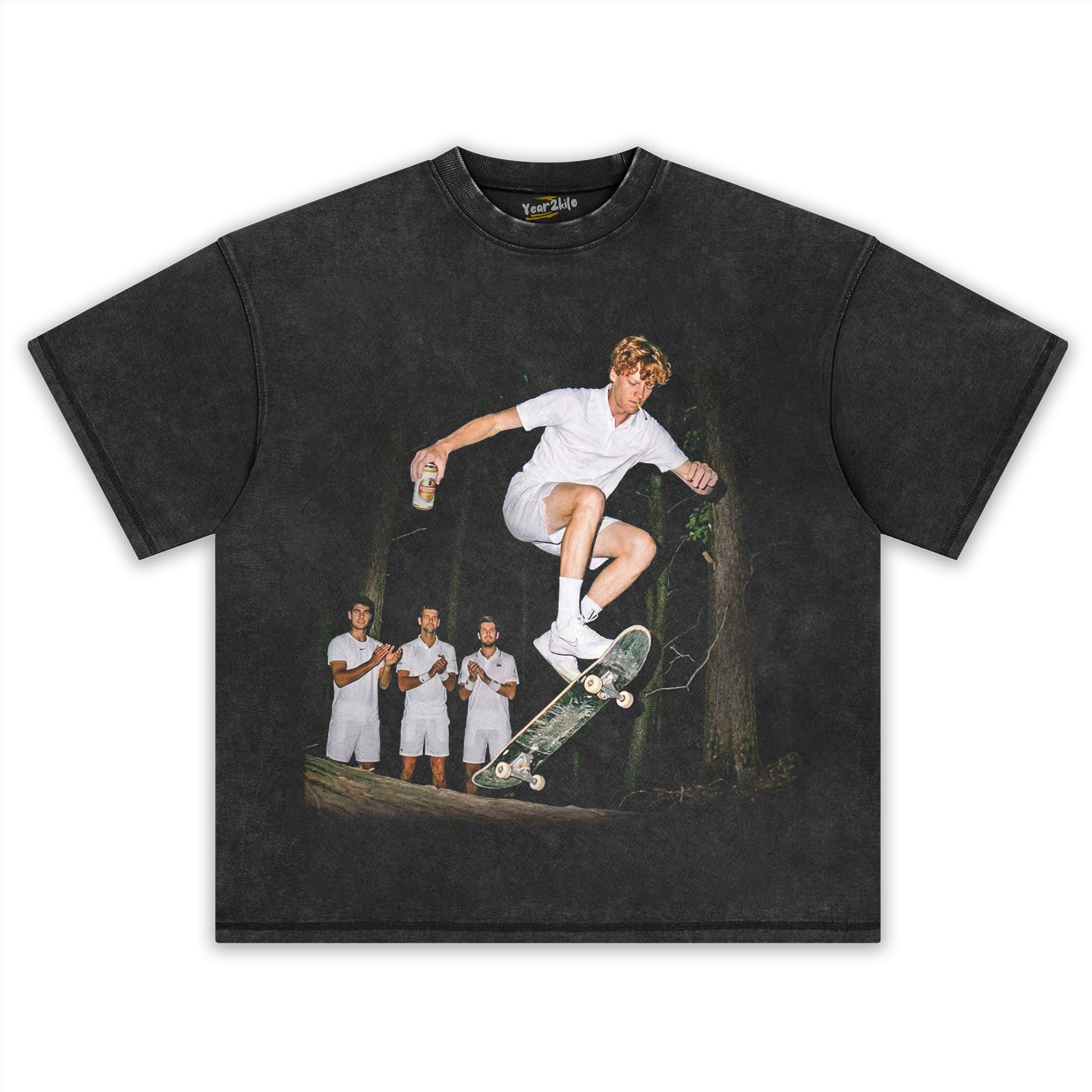 WIMBLEDON 2026 MEN'S SINGLES ITALY JANNIK SINNER FUNNY V1 TANK TOP & TEE & LONG SLEEVE & LAYERED LS & HOODIE