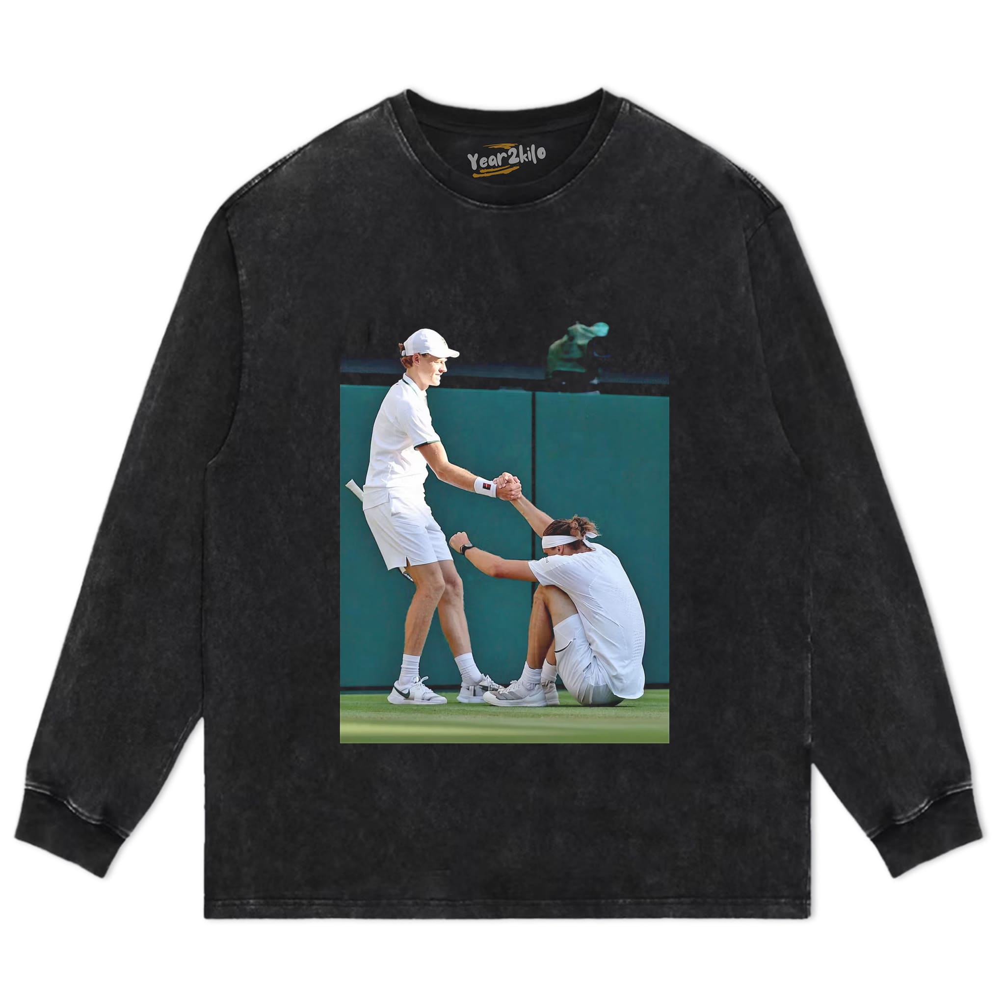 WIMBLEDON 2026 MEN'S SINGLES JANNIK SINNER & ALEXANDER ZVEREV TENNIS TANK TOP & TEE & LONG SLEEVE & LAYERED LS & HOODIE
