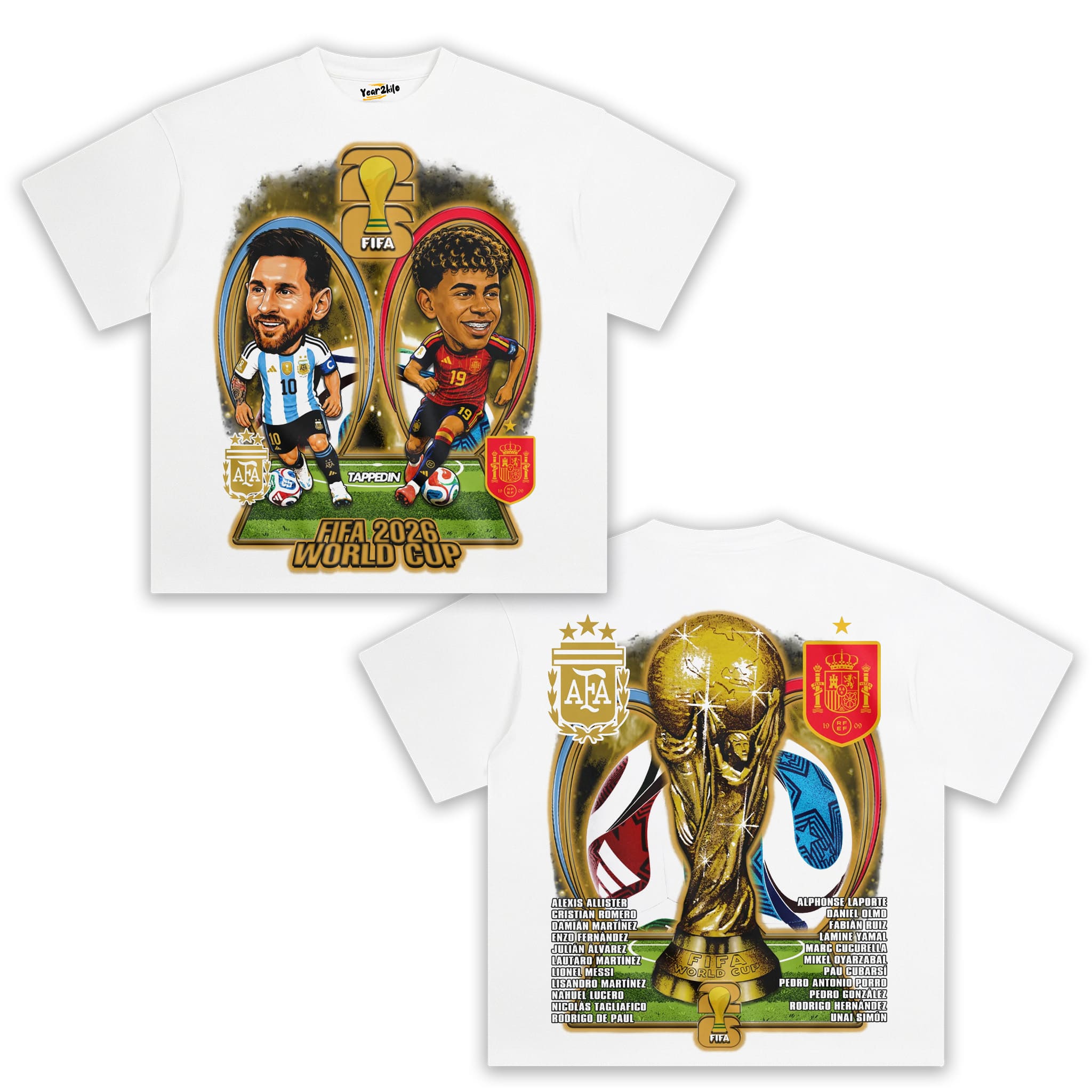 WORLD CUP FINALS BIG HEAD TANK TOP & TEE & LONG SLEEVE & LAYERED LS & HOODIE