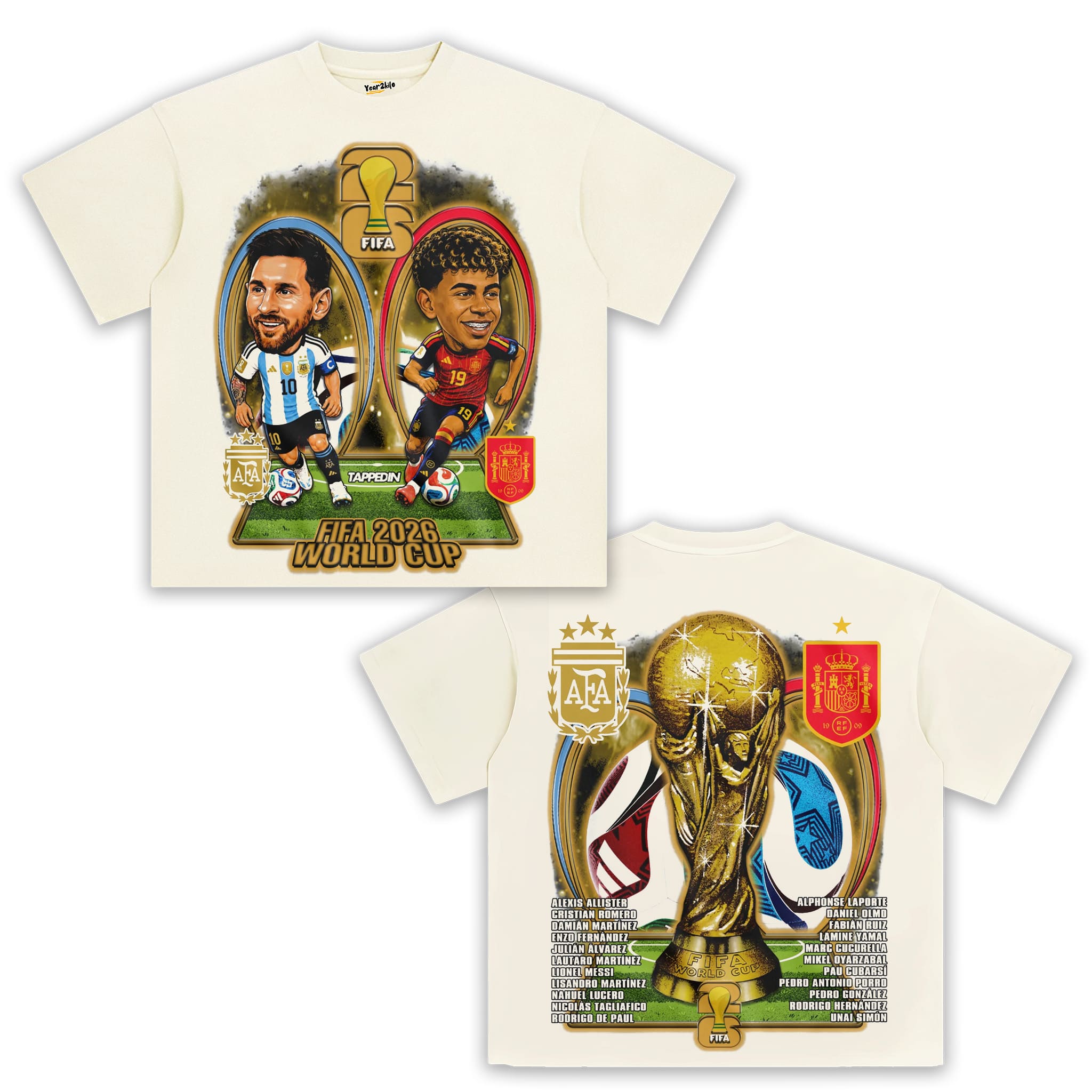 WORLD CUP FINALS BIG HEAD TANK TOP & TEE & LONG SLEEVE & LAYERED LS & HOODIE