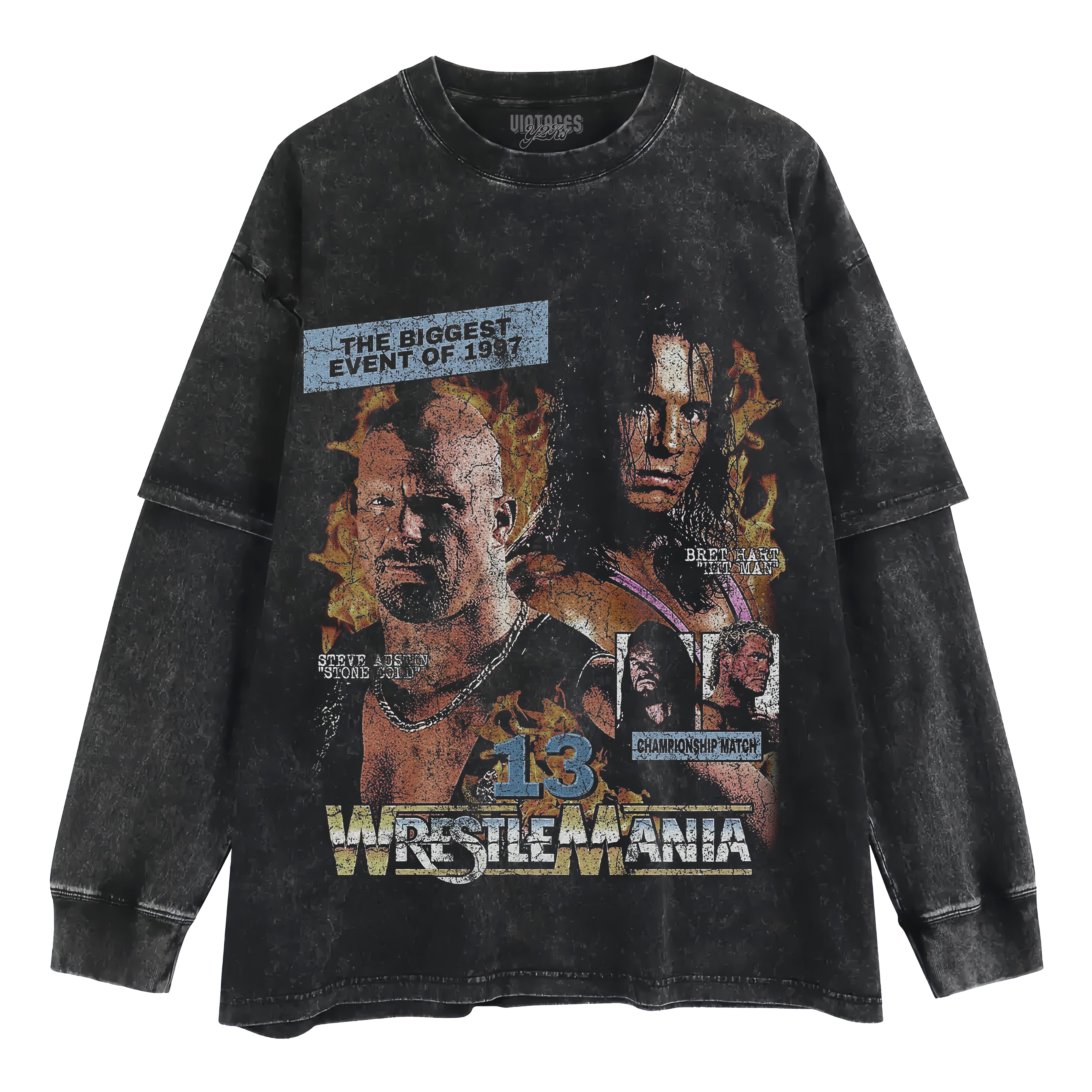 WRESTLEMANIA 13 LAYERED LONG SLEEVE
