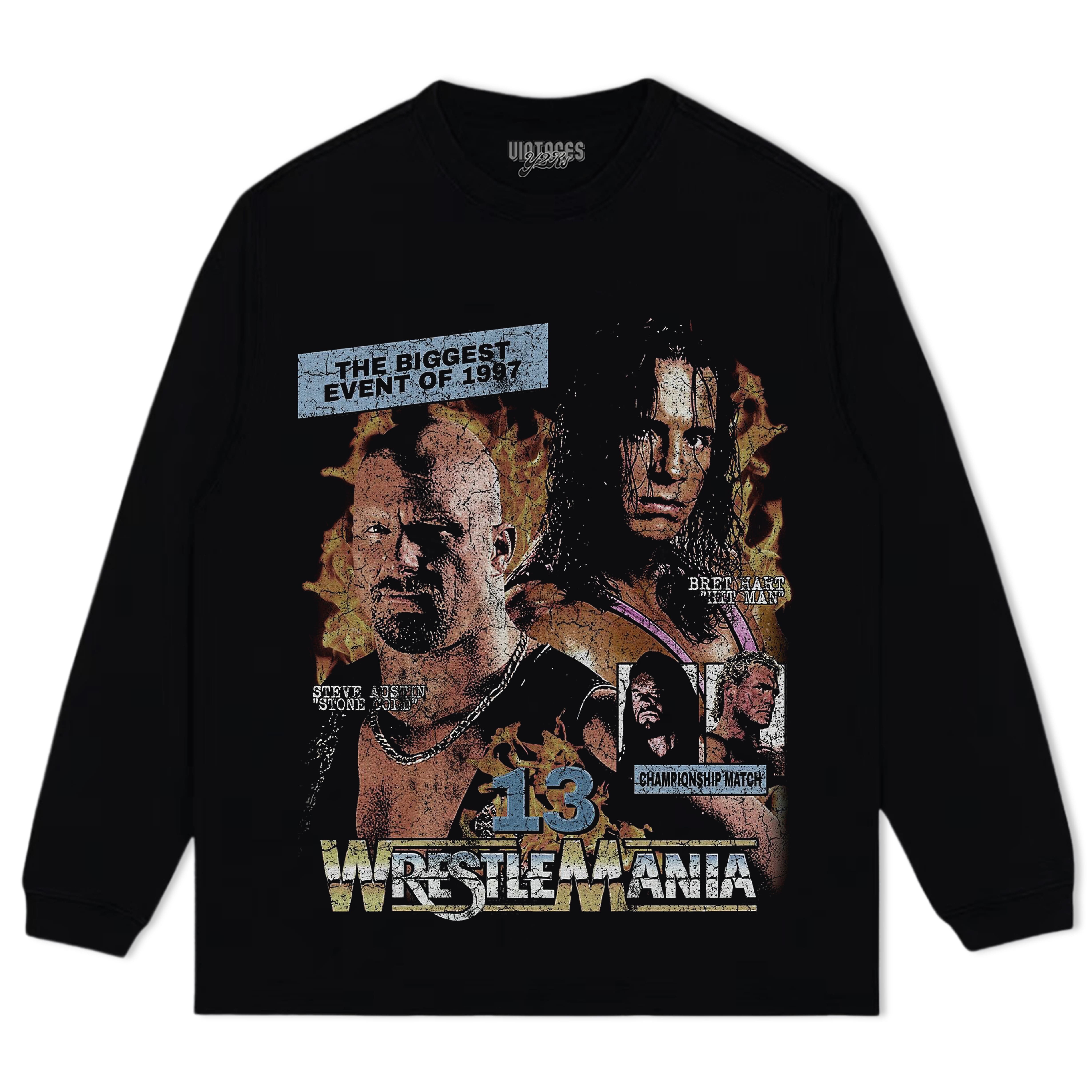 WRESTLEMANIA 13 TEE & LS & HOODIE