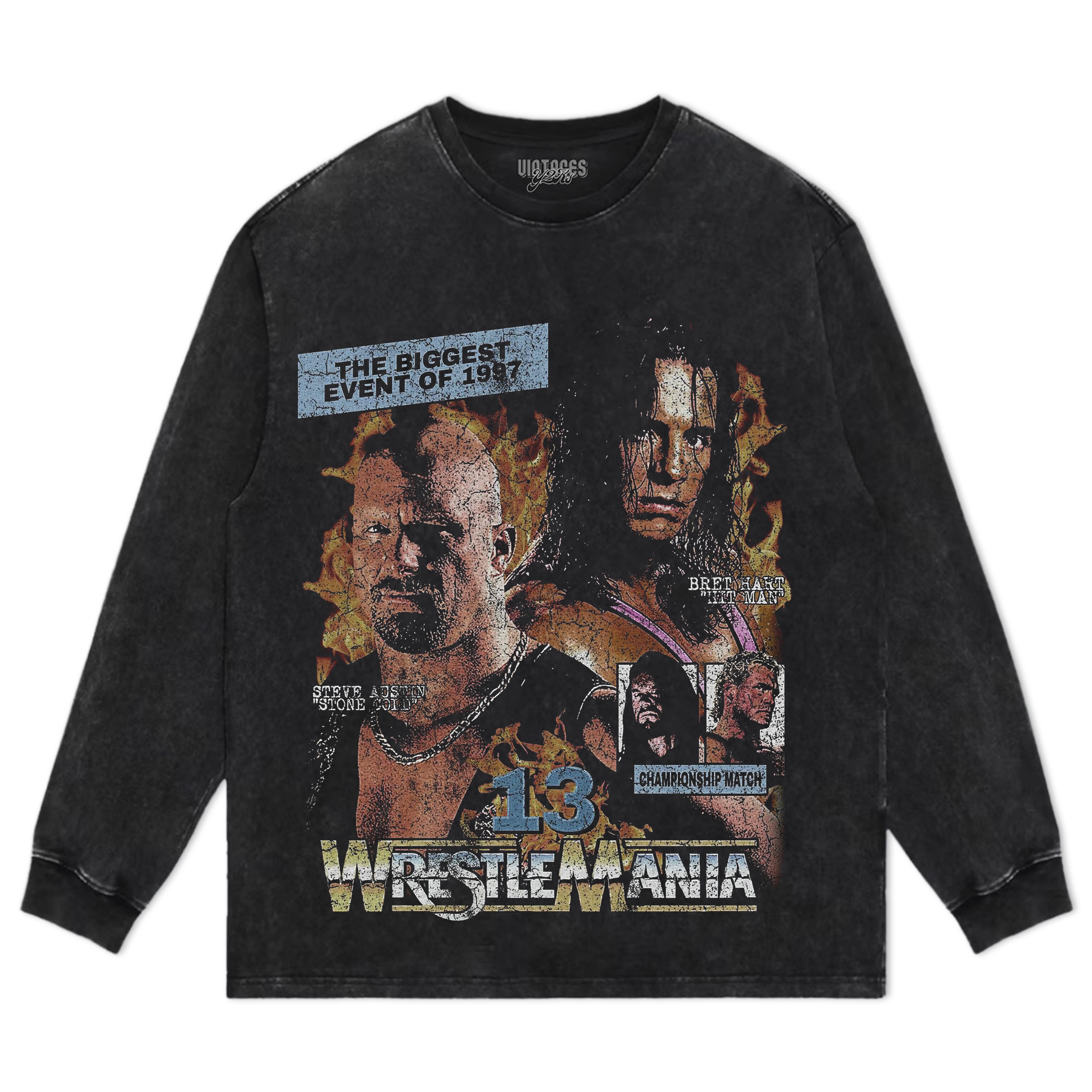WRESTLEMANIA 13 TEE & LS & HOODIE