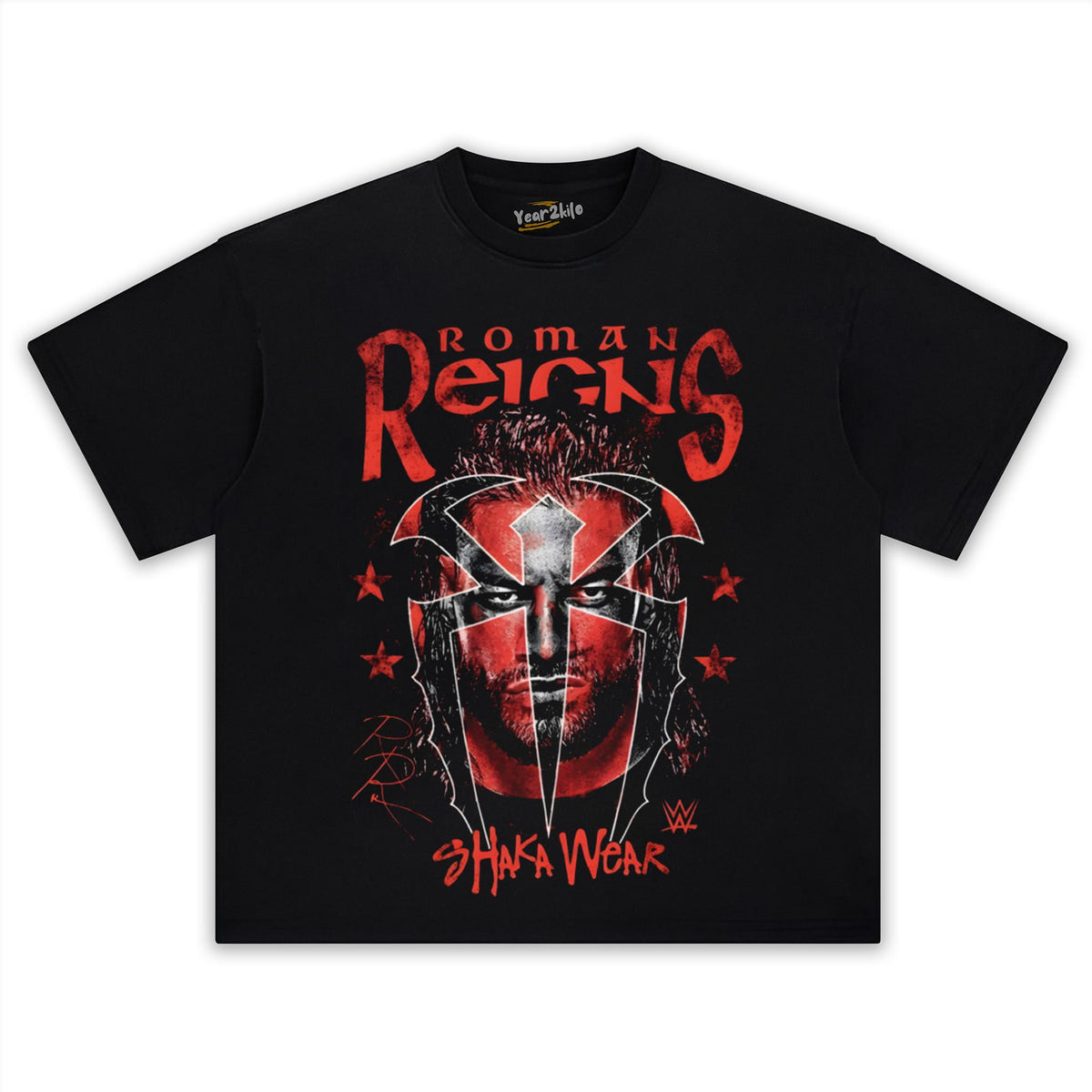 WWE X SHAKA WEAR ROMAN REIGNS TANK TOP & TEE & LONG SLEEVE & LAYERED LS & HOODIE