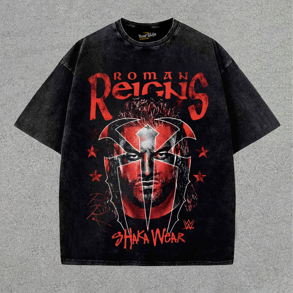 WWE X SHAKA WEAR ROMAN REIGNS TANK TOP & TEE & LONG SLEEVE & LAYERED LS & HOODIE