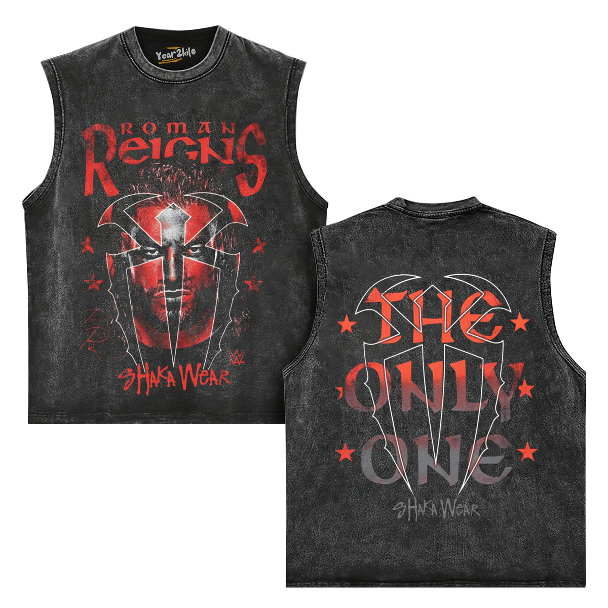 WWE X SHAKA WEAR ROMAN REIGNS V2 TANK TOP & TEE