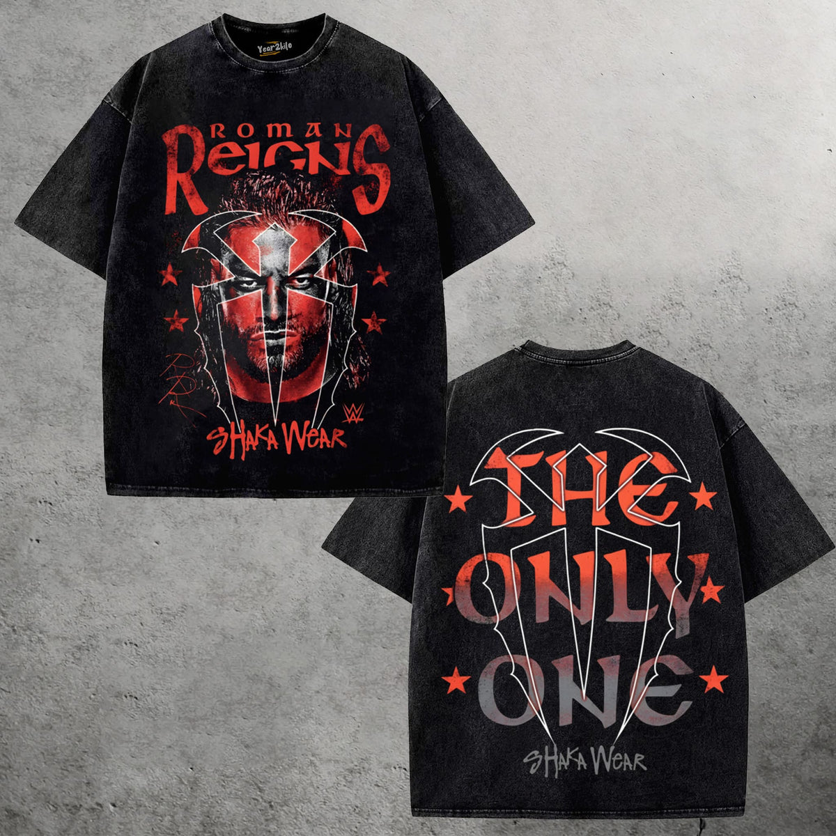 WWE X SHAKA WEAR ROMAN REIGNS V2 TANK TOP & TEE