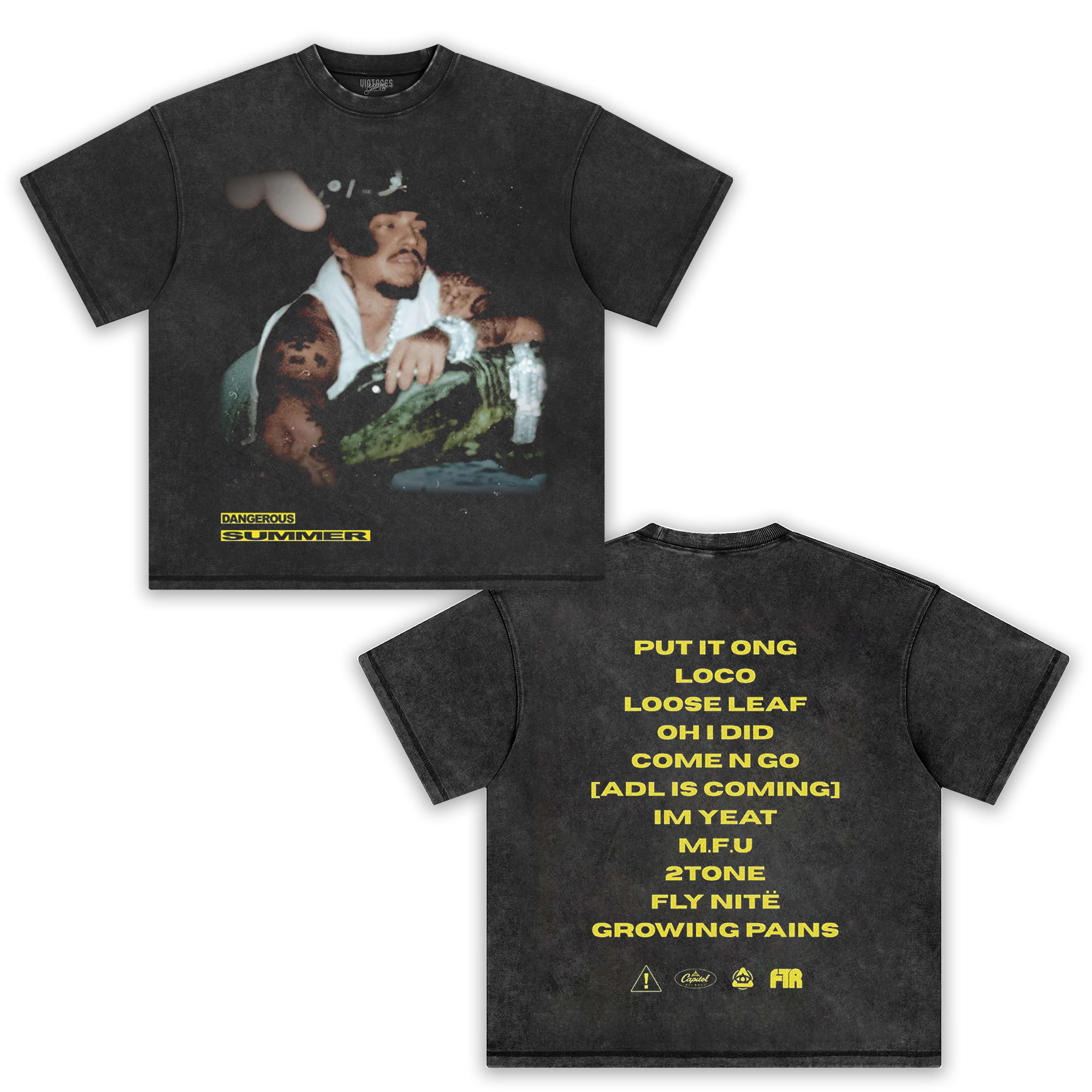 YEAT & DANGEROUS SUMMER 2025 V2 TEE