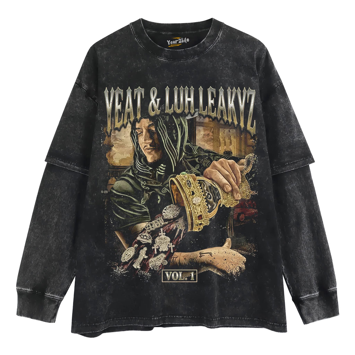 YEAT & LUH LEAKYZ VOL.1 TANK TOP & TEE & LONG SLEEVE & LAYERED LS & HOODIE