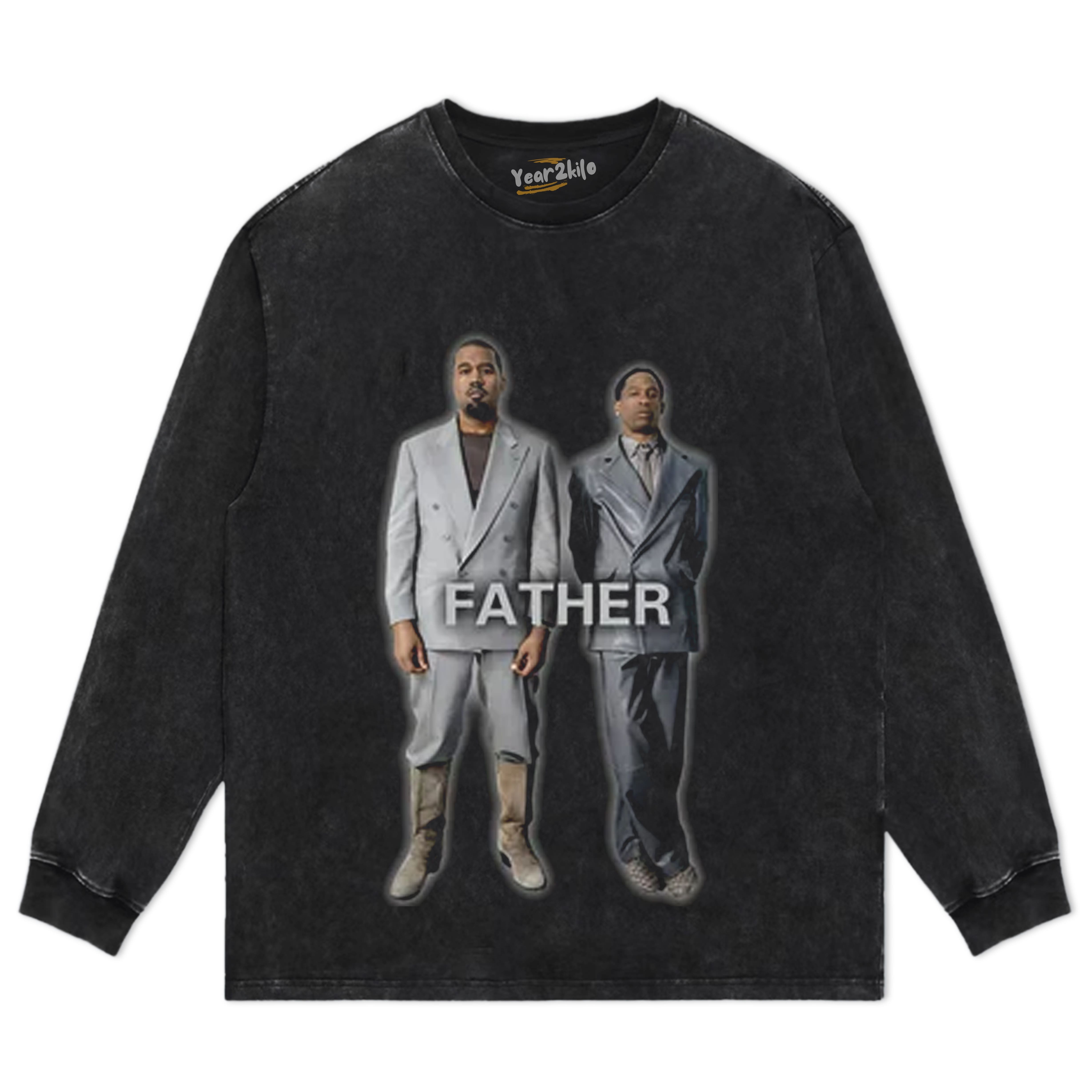 YE TRAVIS SCOTT FATHER TANK TOP & TEE & LONG SLEEVE & LAYERED LS & HOODIE