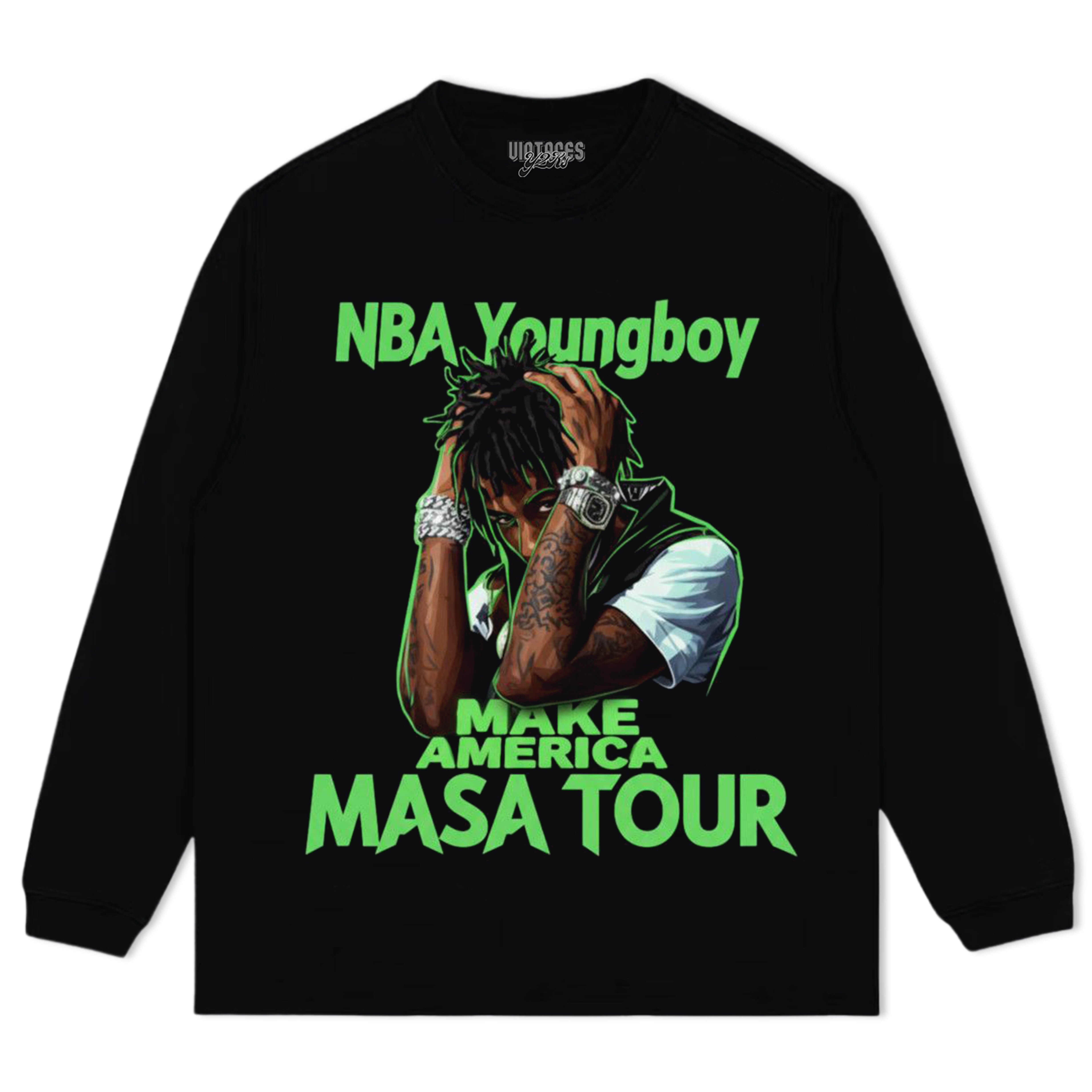 YOUNGBOY NEVER BROKE AGAIN HOLDS HIS HEAD TEE & LS & HOODIE