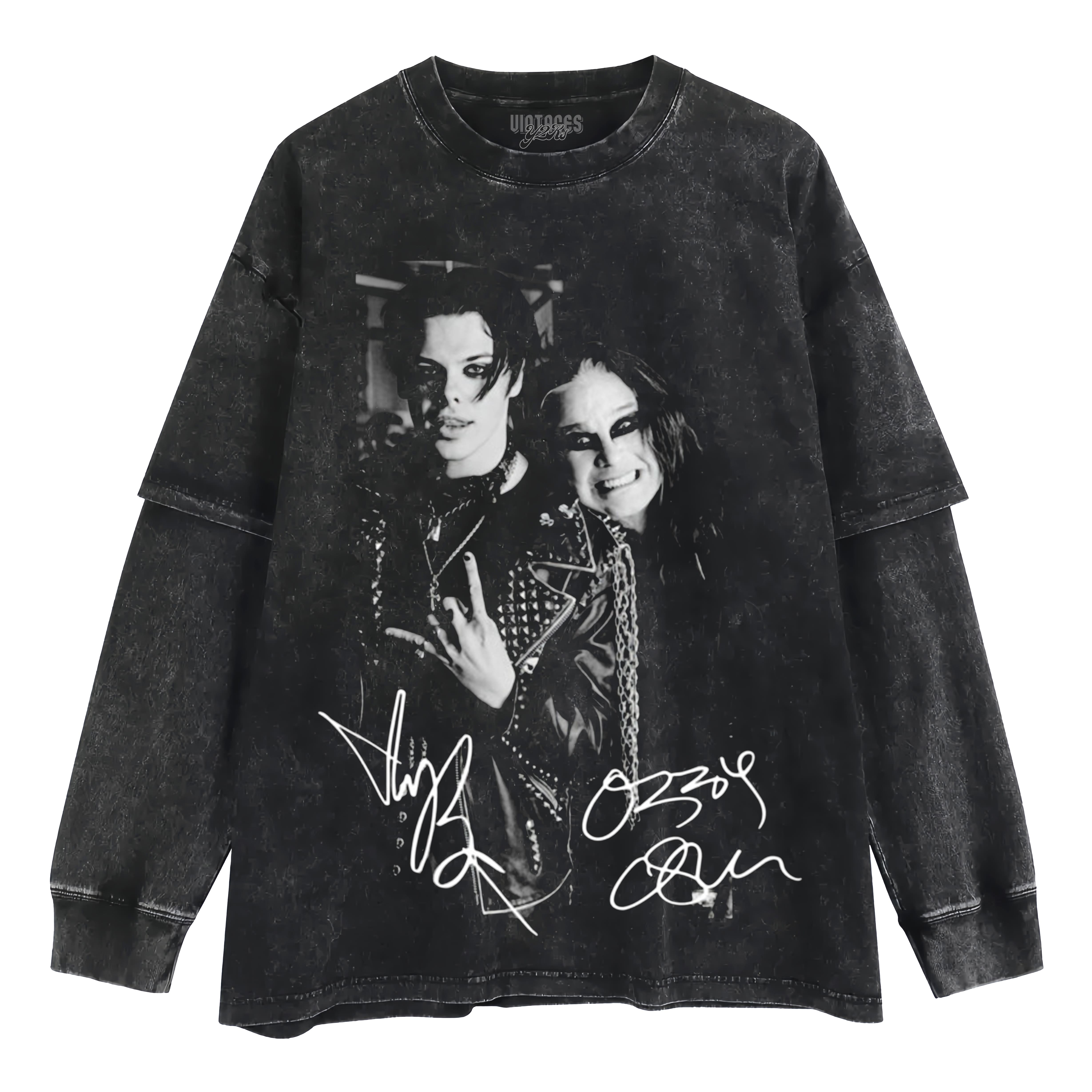 YUNGBLUD & OZZY OSBOURNE SIGNATURE LAYERED LONG SLEEVE