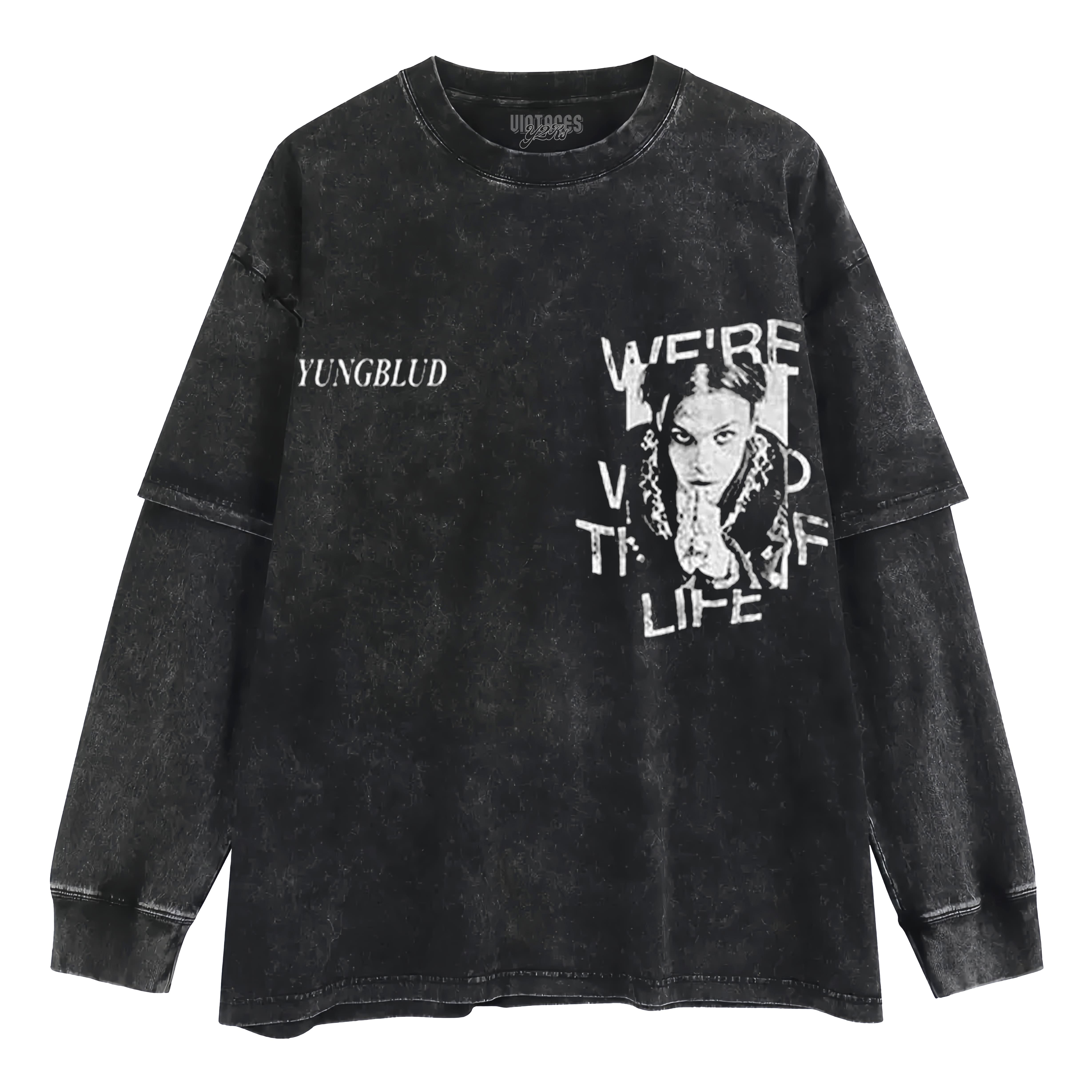 YUNGBLUD & WEIRD TIME OF LIFE LAYERED LONG SLEEVE